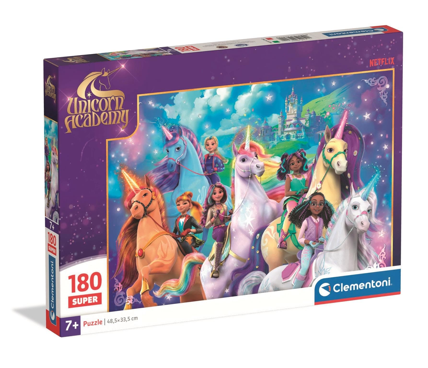 Clementoni 180 SUPER Unicorn ACADEMY 2025 – Puzzle