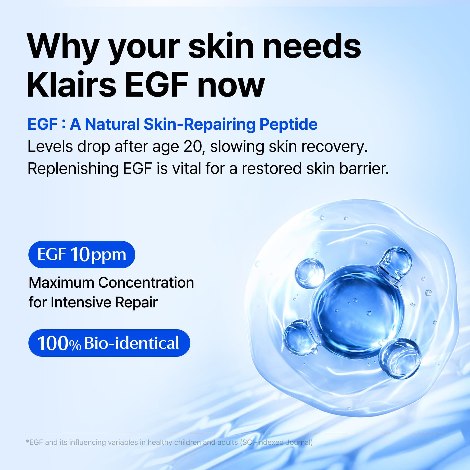 DearKlairs EGF Serum - Blue Youth Activating Drop