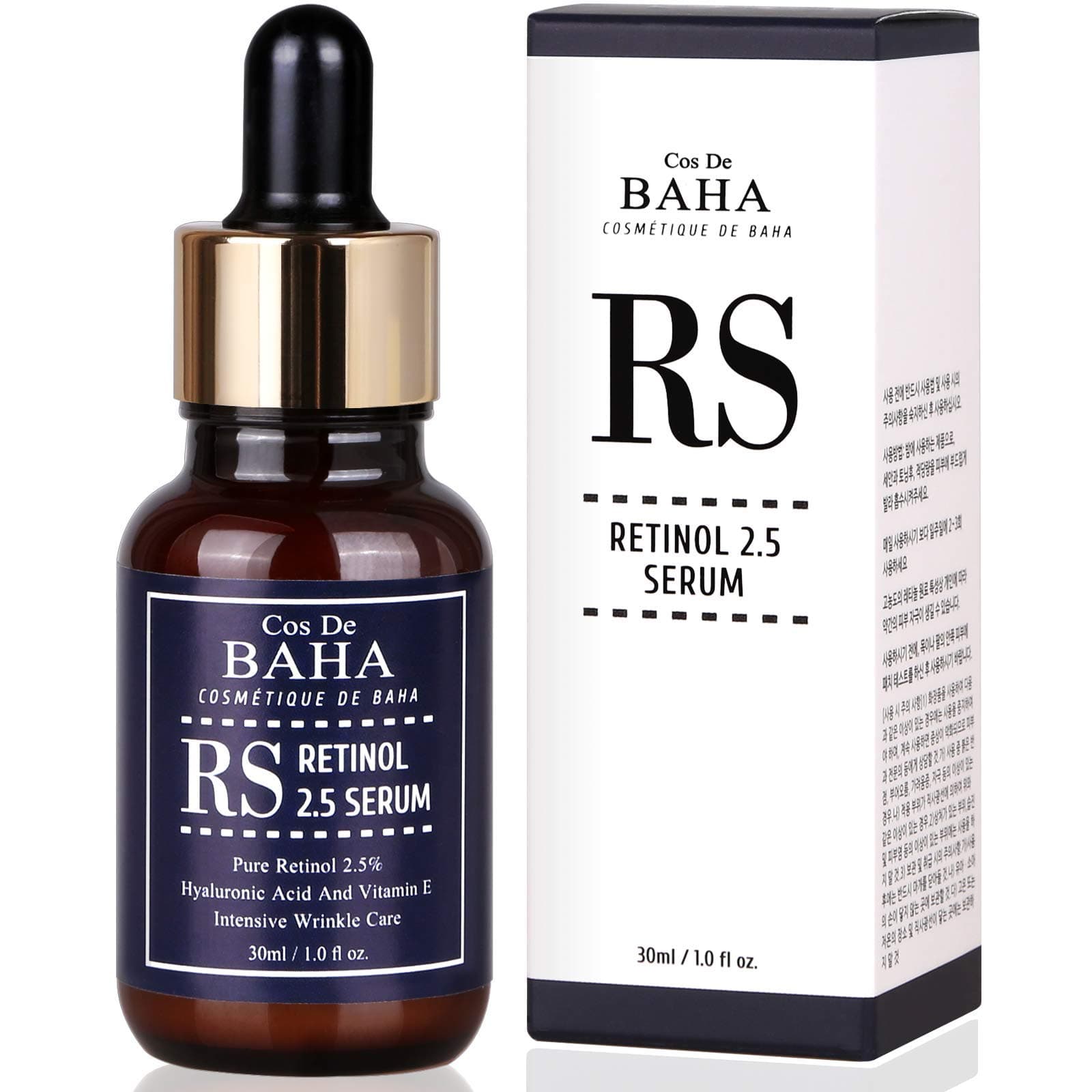 Cos De BAHA Retinol Serums 2,5% ar E vitamīnu