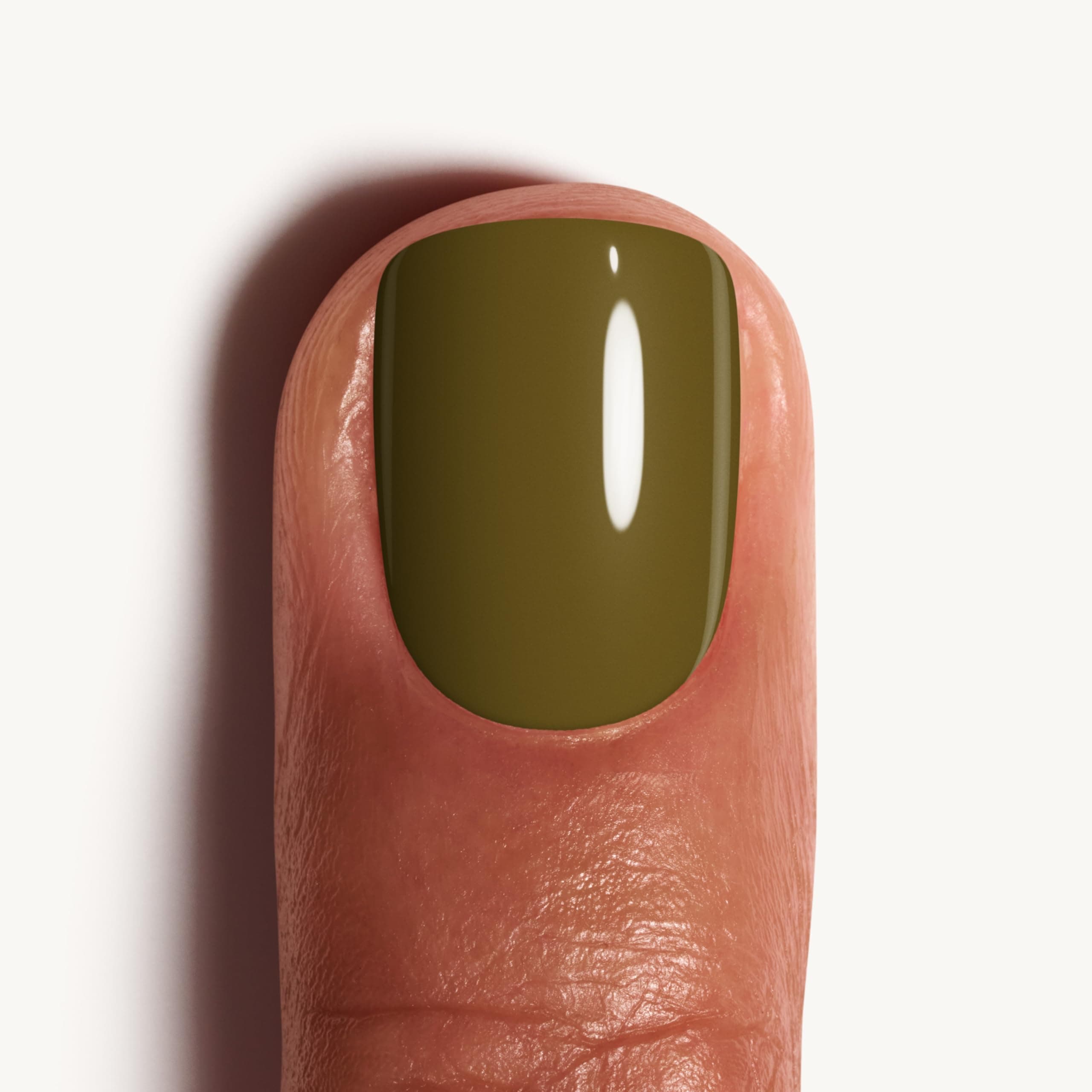 essie Gel Couture Nagellack, Nr. 540 totally plaid, Olivgrün