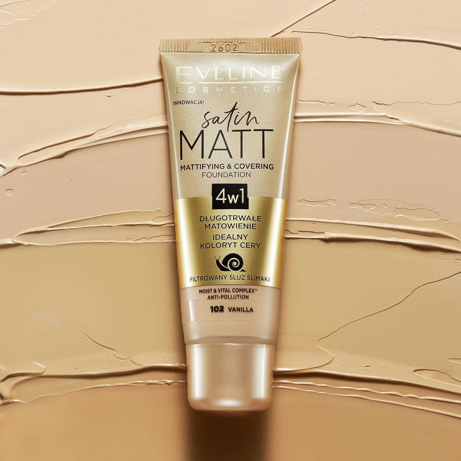 Eveline Cosmetics Satin Matte Foundation - Elfenbein Nr. 101