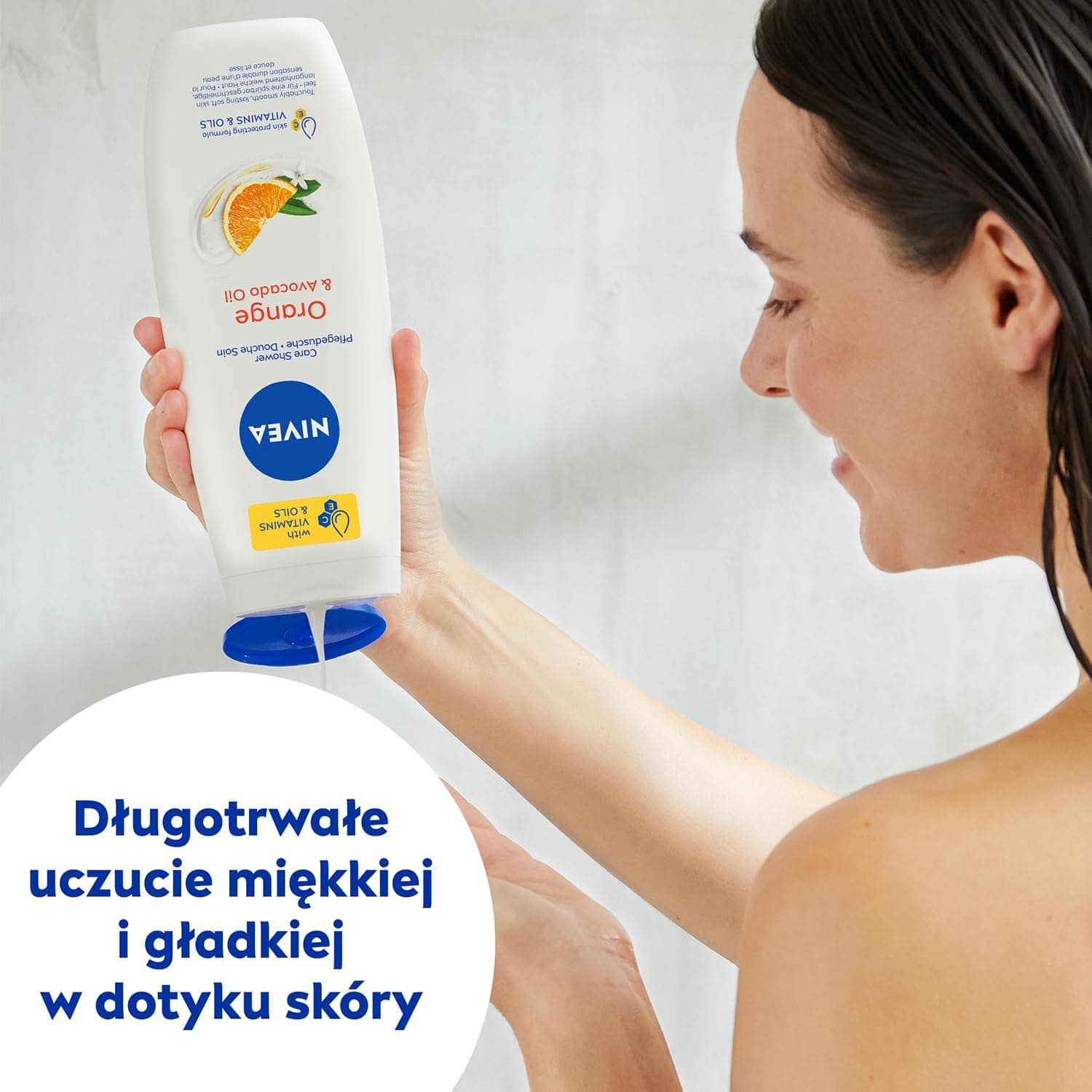 NIVEA Dušas želeja Apelsīns un Avokado eļļa 500 ml