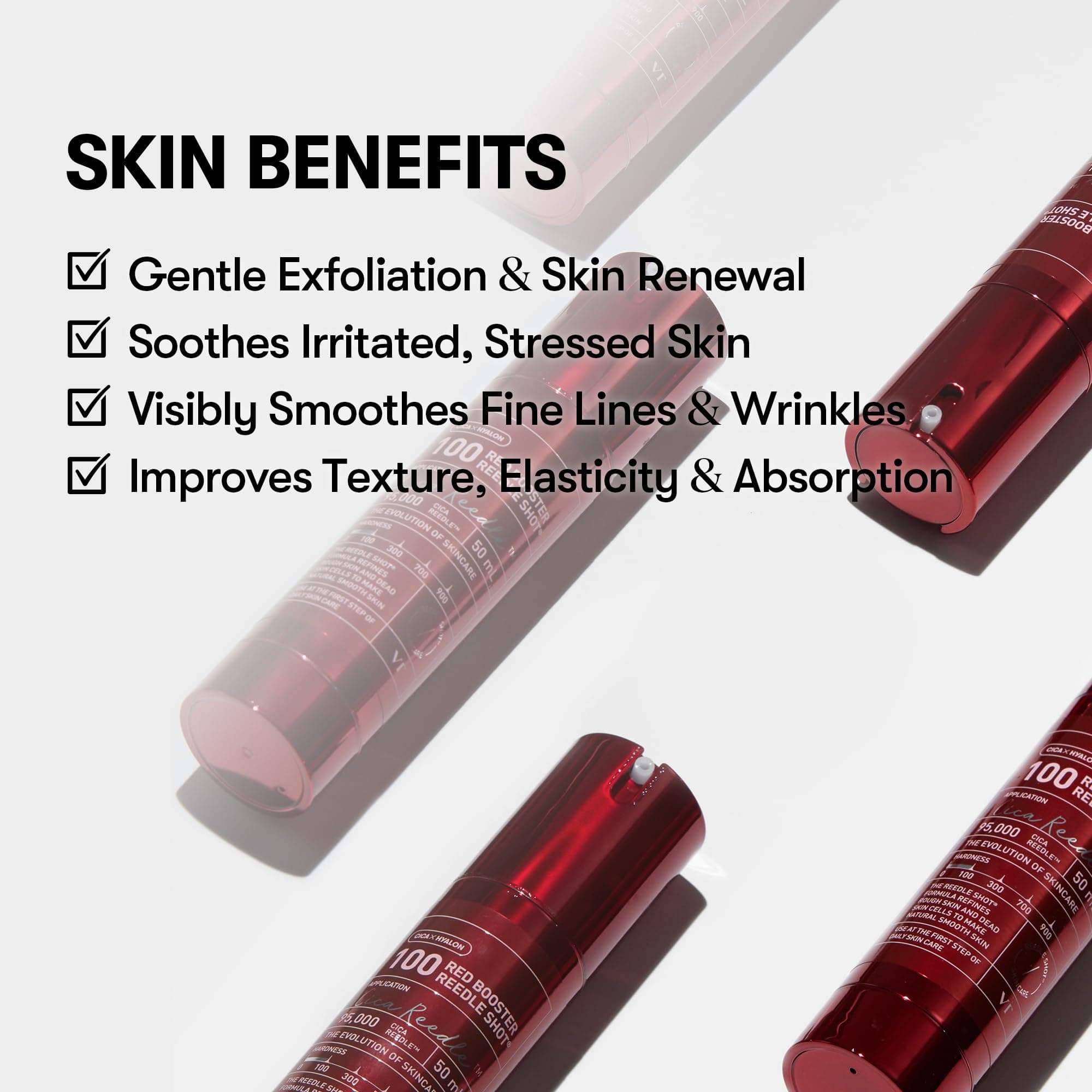 VT COSMETICS Red Booster Reedle Shot 100 Mikronadels-serums