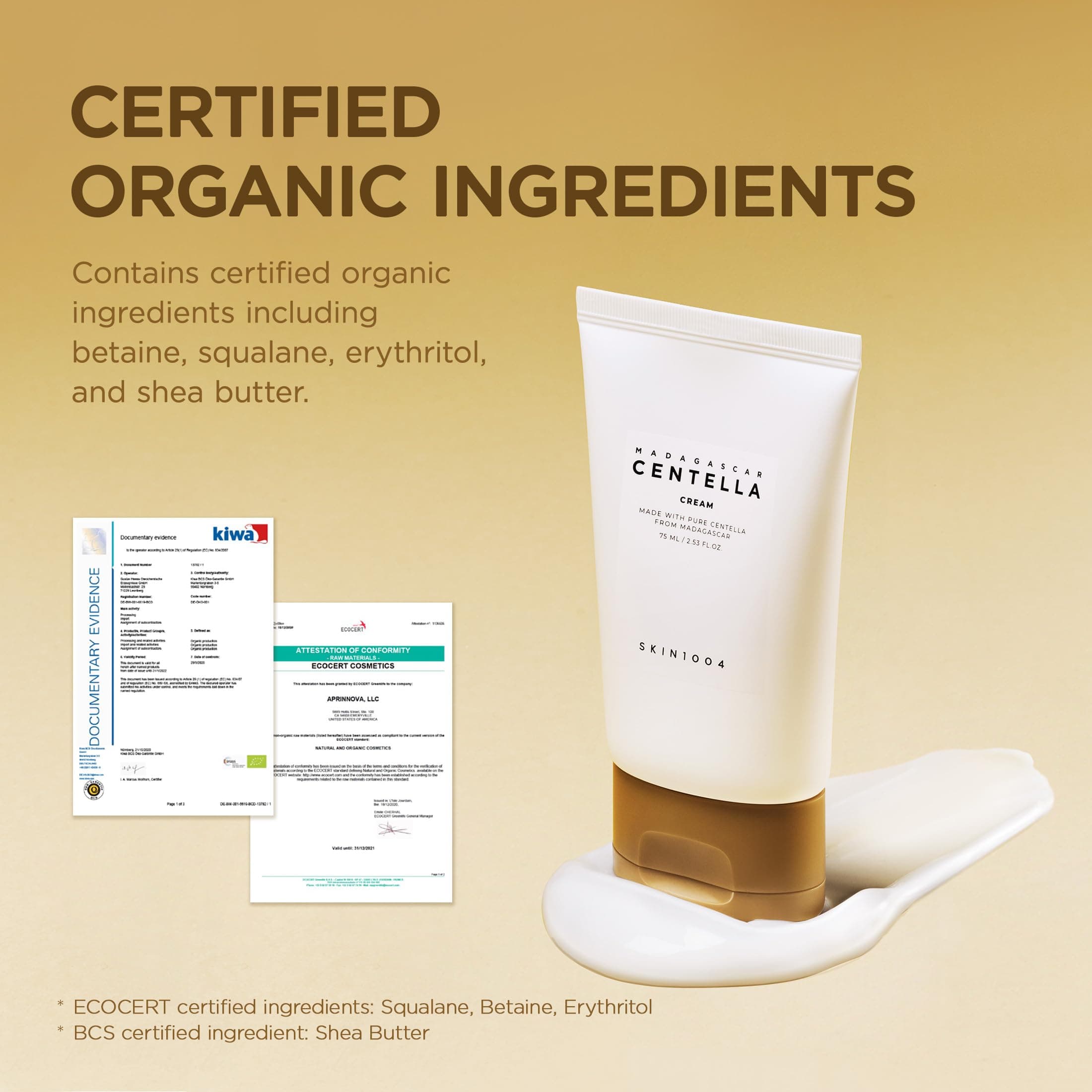 SKIN1004 Madagascar Centella krēms (75 ml)