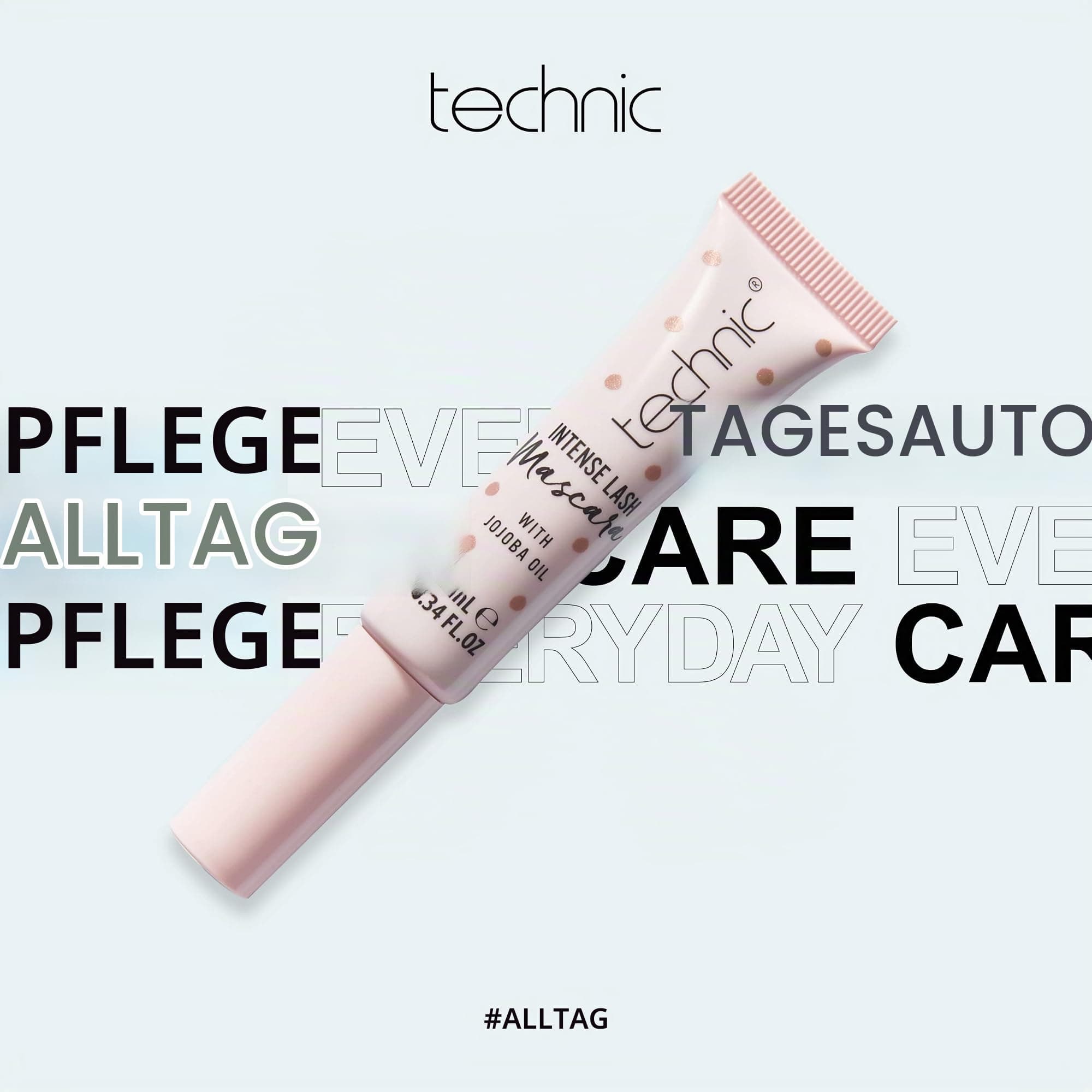 Technic Intense Lash Mascara - Dziļi Melna
