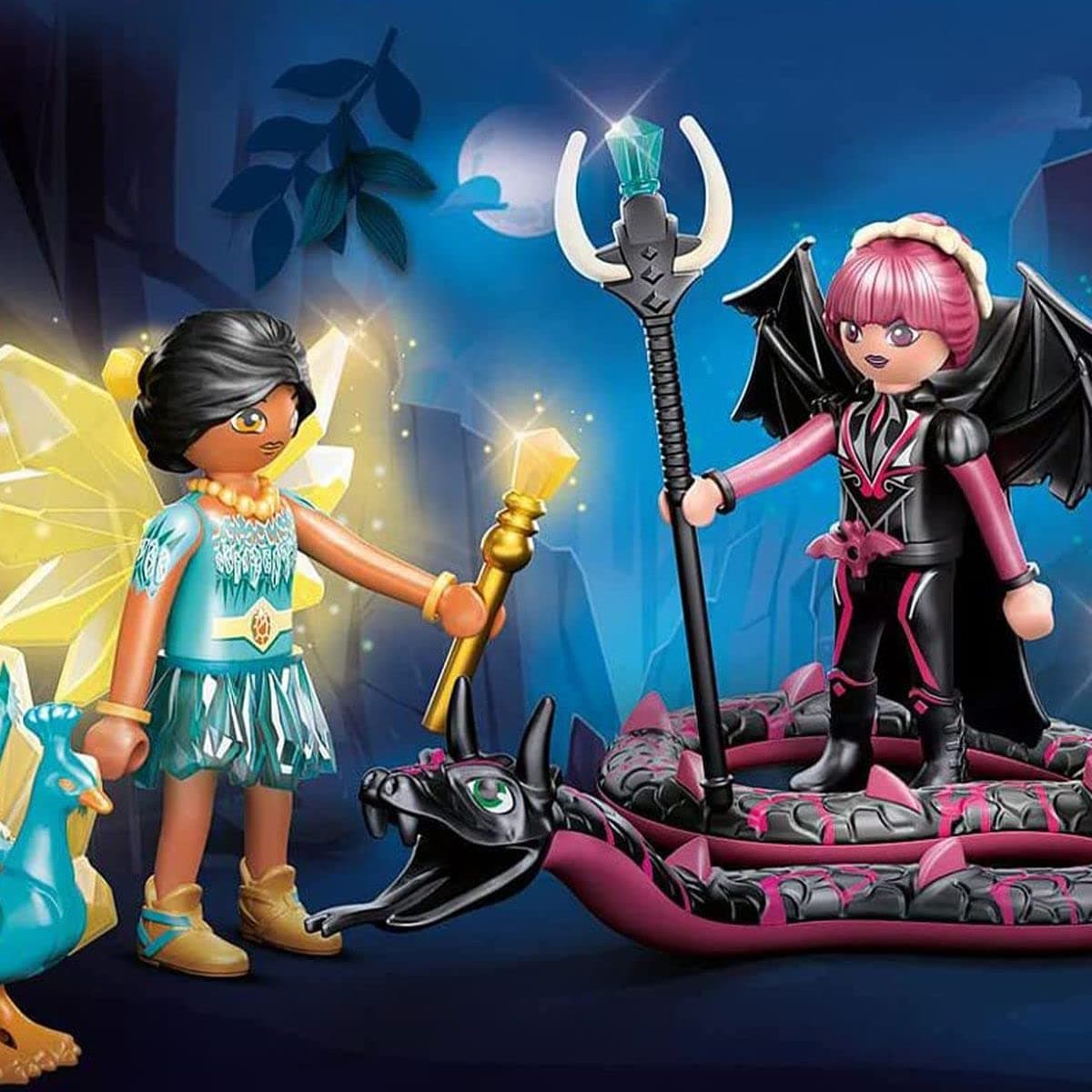 PLAYMOBIL Adventures of Ayuma 70803 Crystal Fairy und Bat Fairy