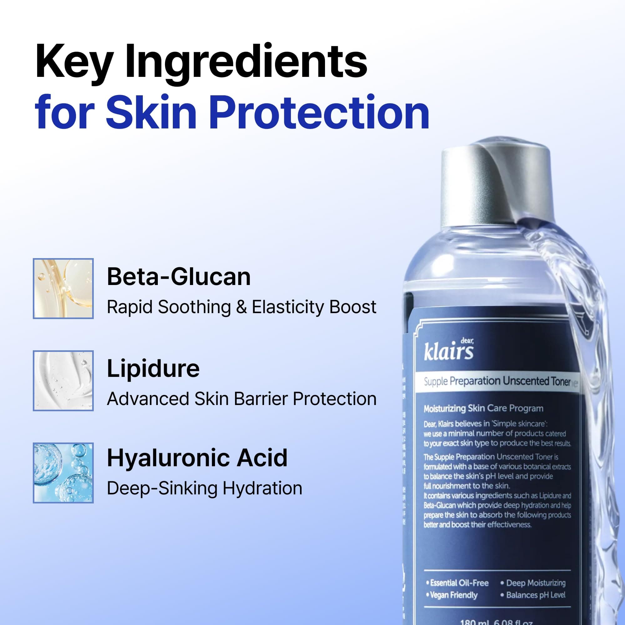Dear Klairs SUPPLE PREPARATION Unscented Toner 180ml