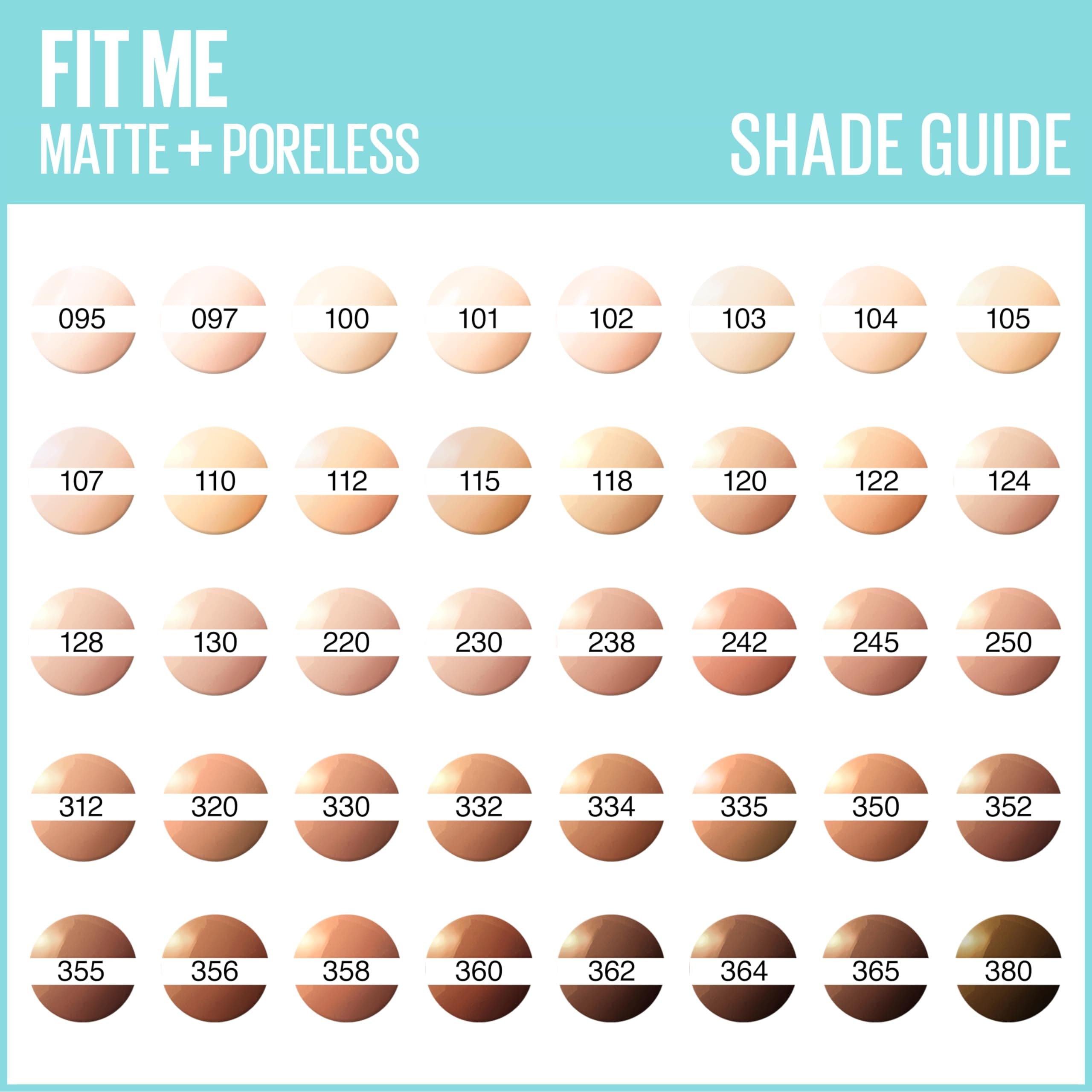 Maybelline New York Fit me! Matte & Poreless Make-up Nr. 380 Rich Expresso, 30 ml