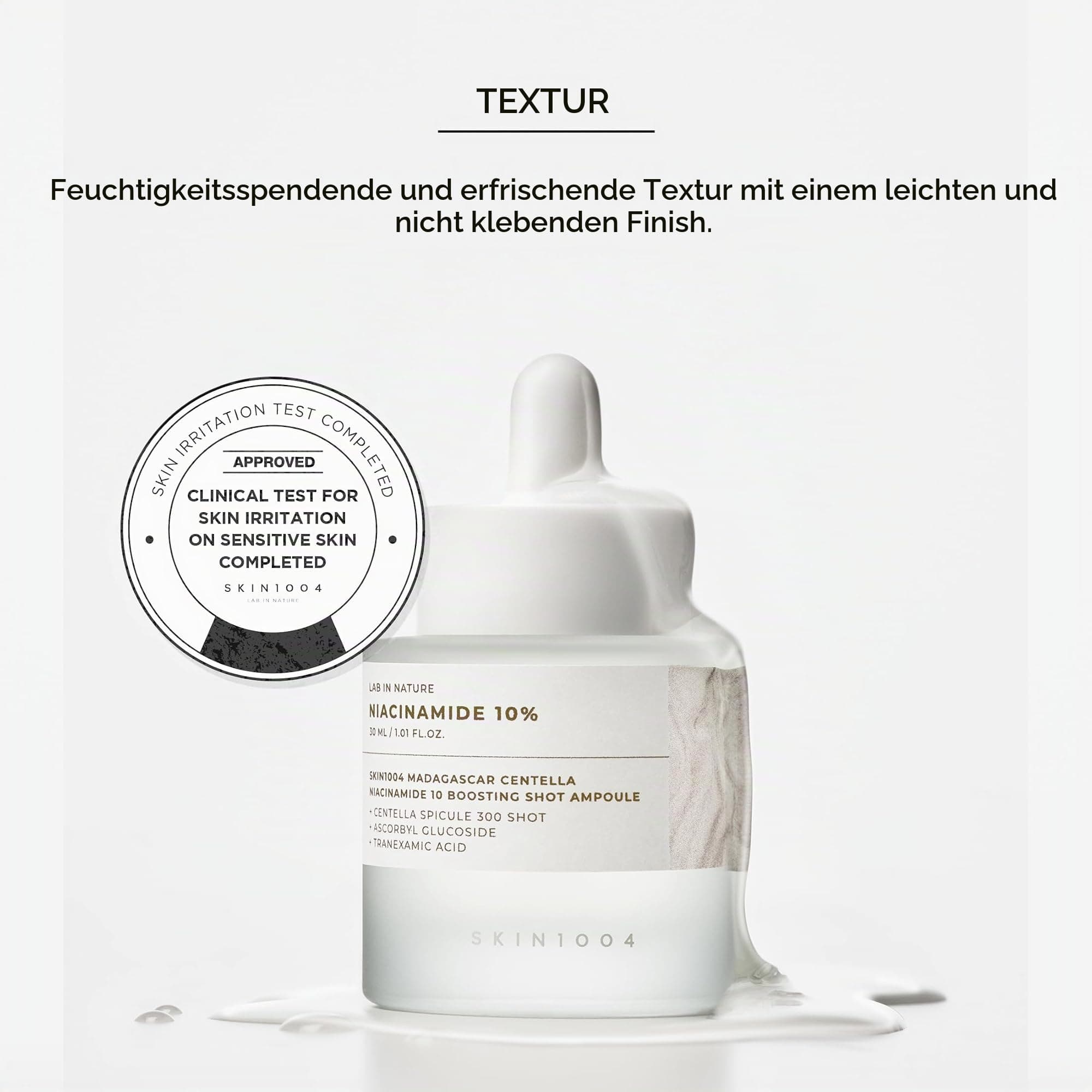 SKIN1004 Madagascar Centella Niacinamide 10% Boosting Shot Ampoule, 30ml