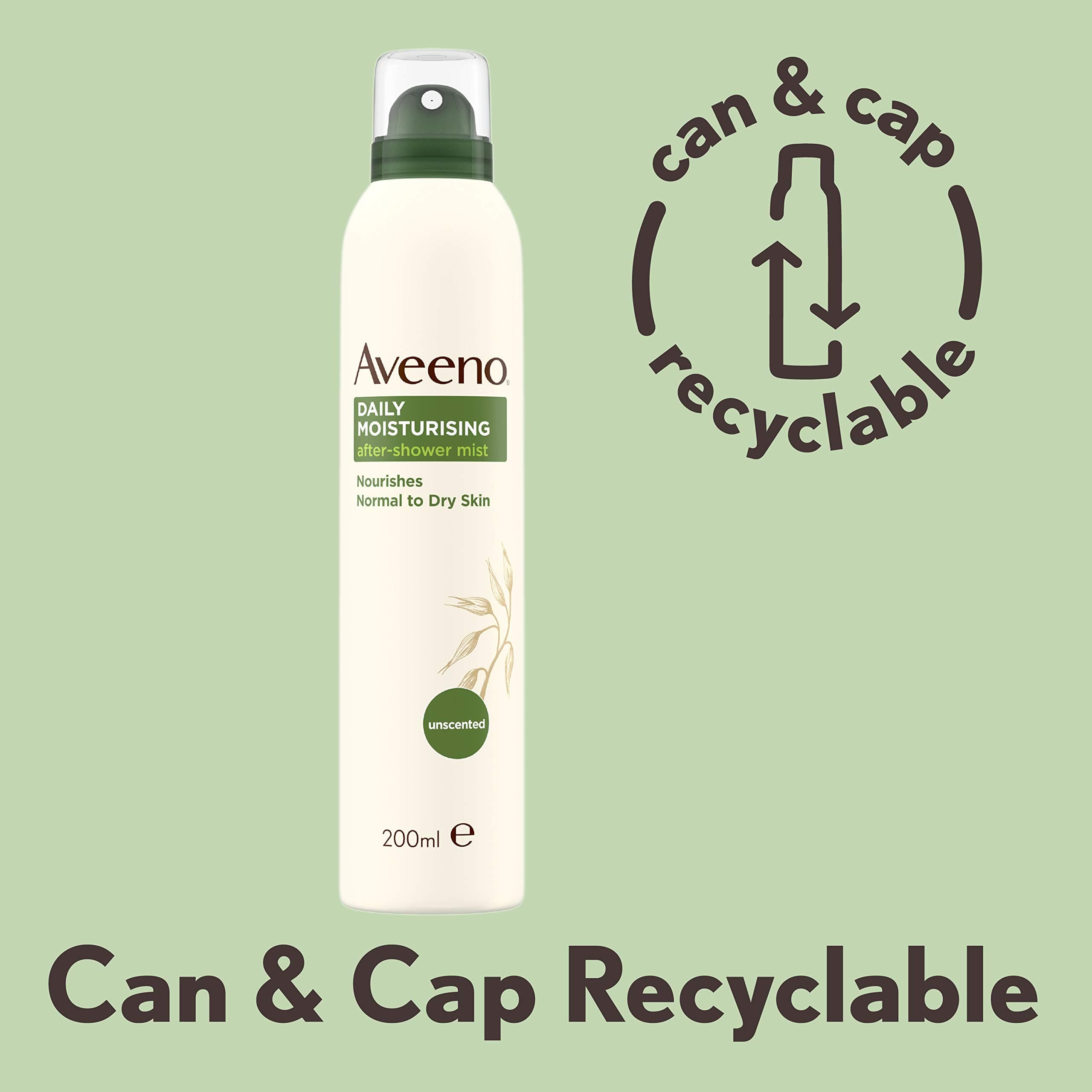 Aveeno Mitrinošs aerosols pēc dušas