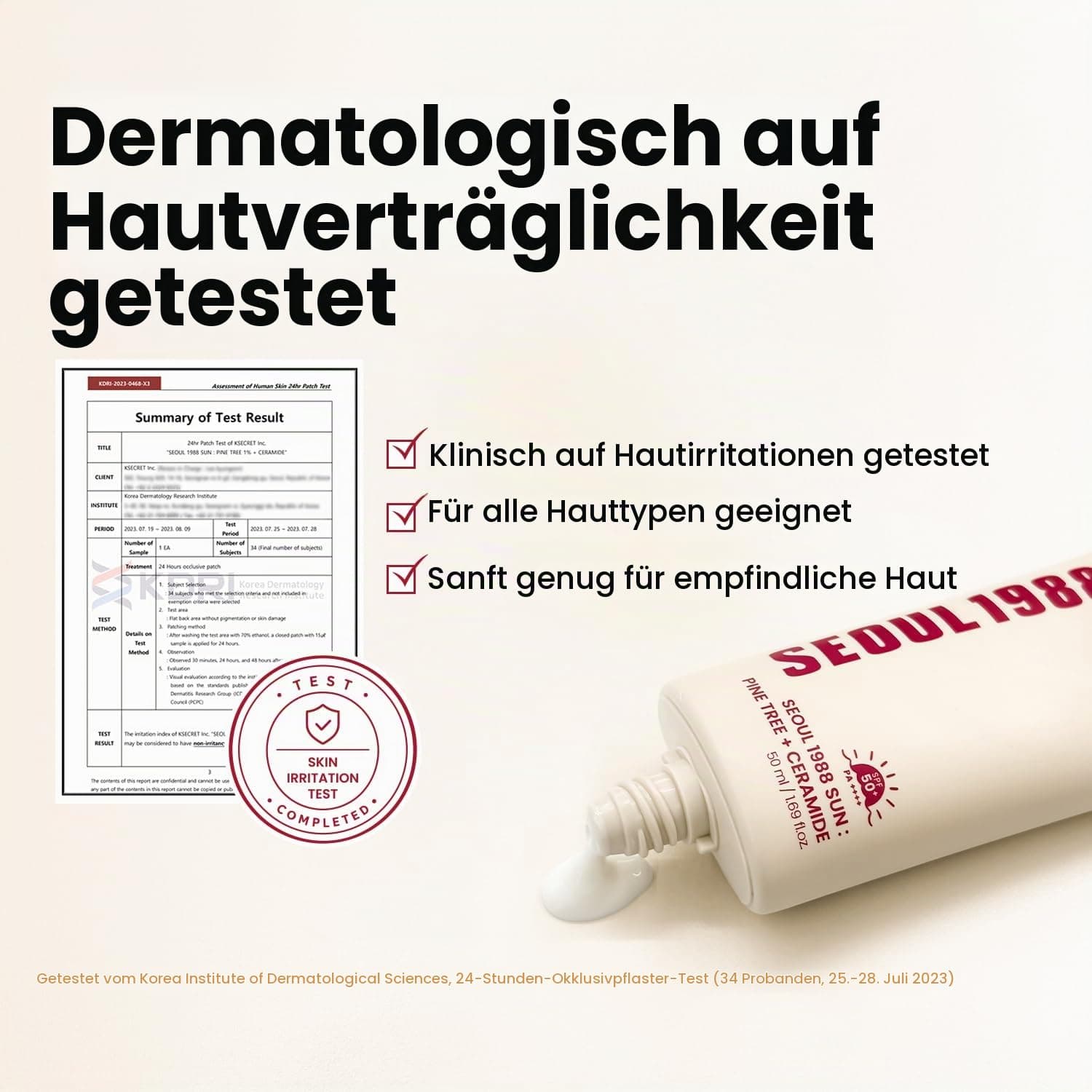KSECRET Seoul 1988 Sejas Sauļošanas Krēms SPF 50