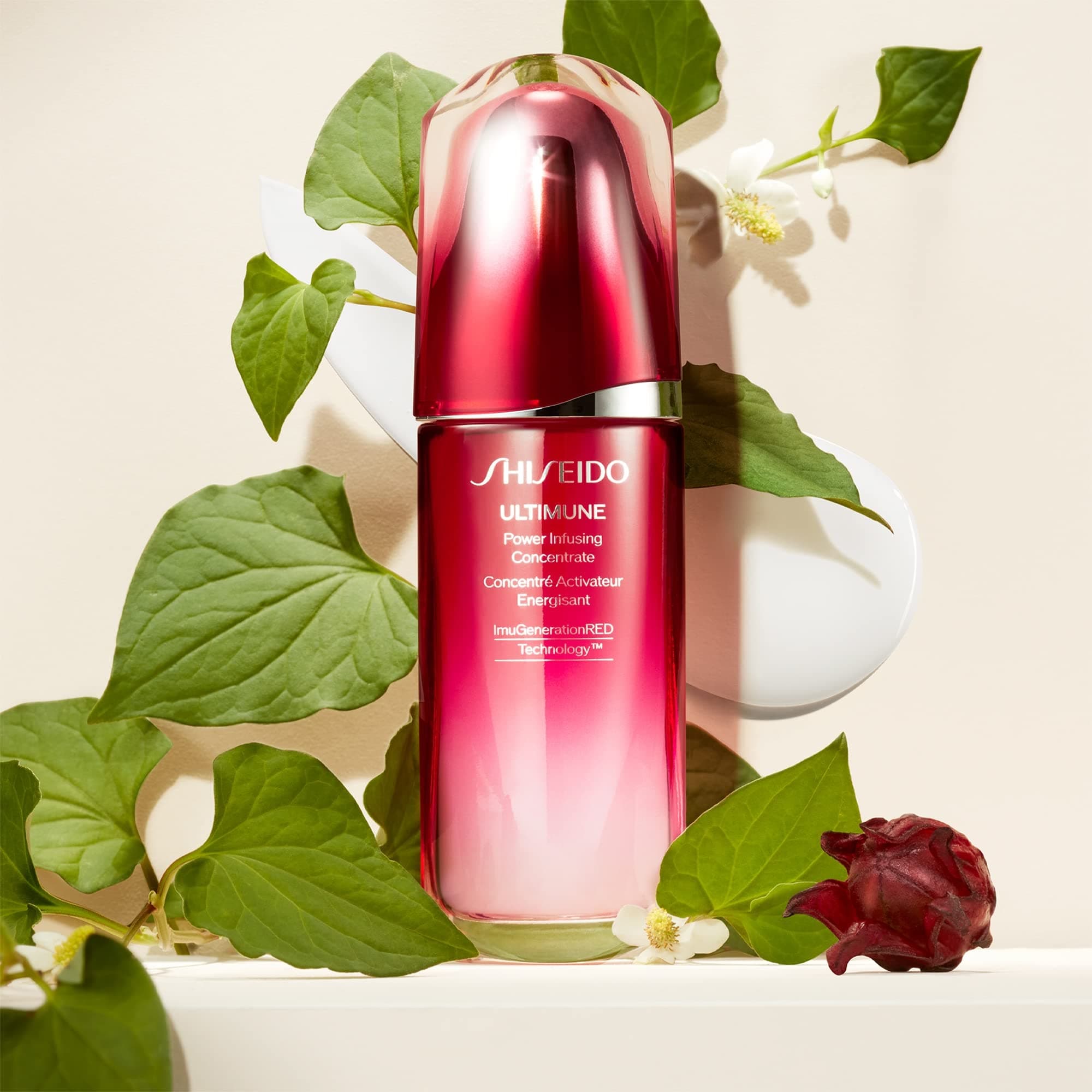 Shiseido Ultimune Gesichtscreme Power Infusing 30ml Rose, Lotus