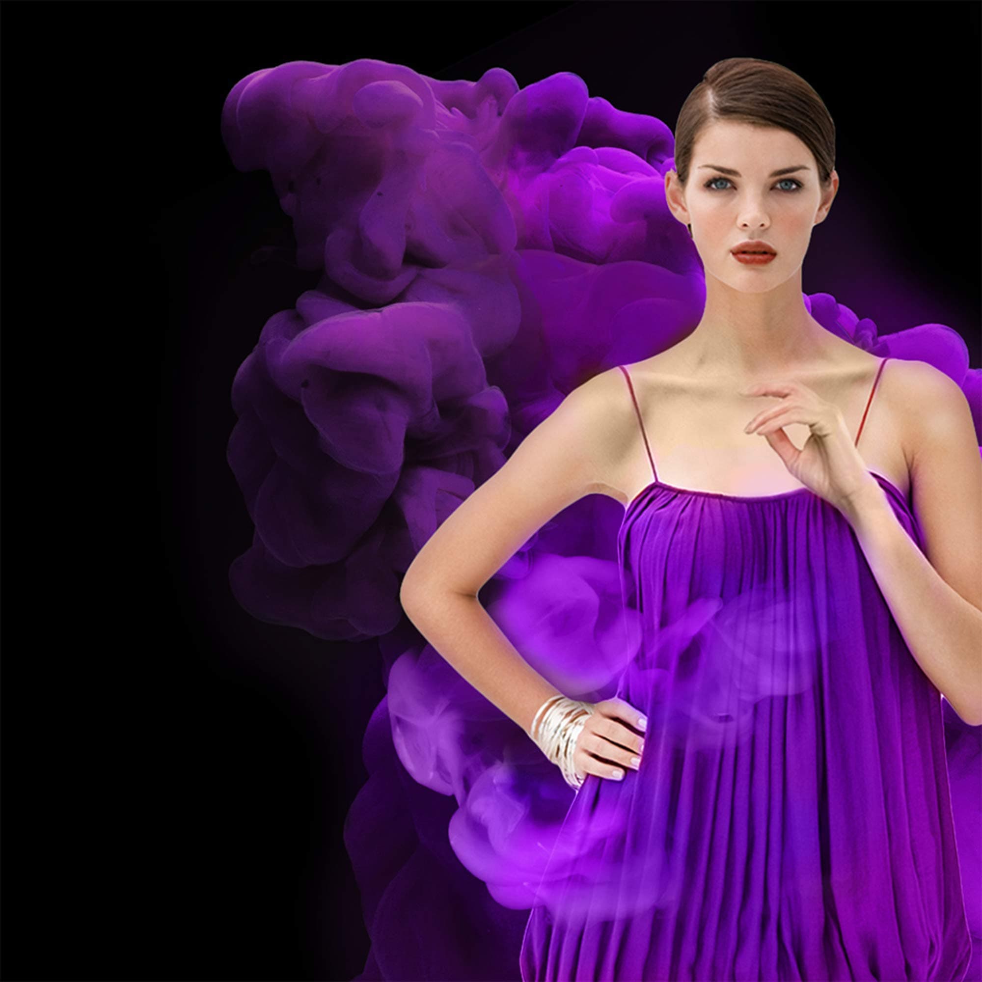 DYLON Deep Violet All-in-1 krāsa tekstilizstrādājumiem