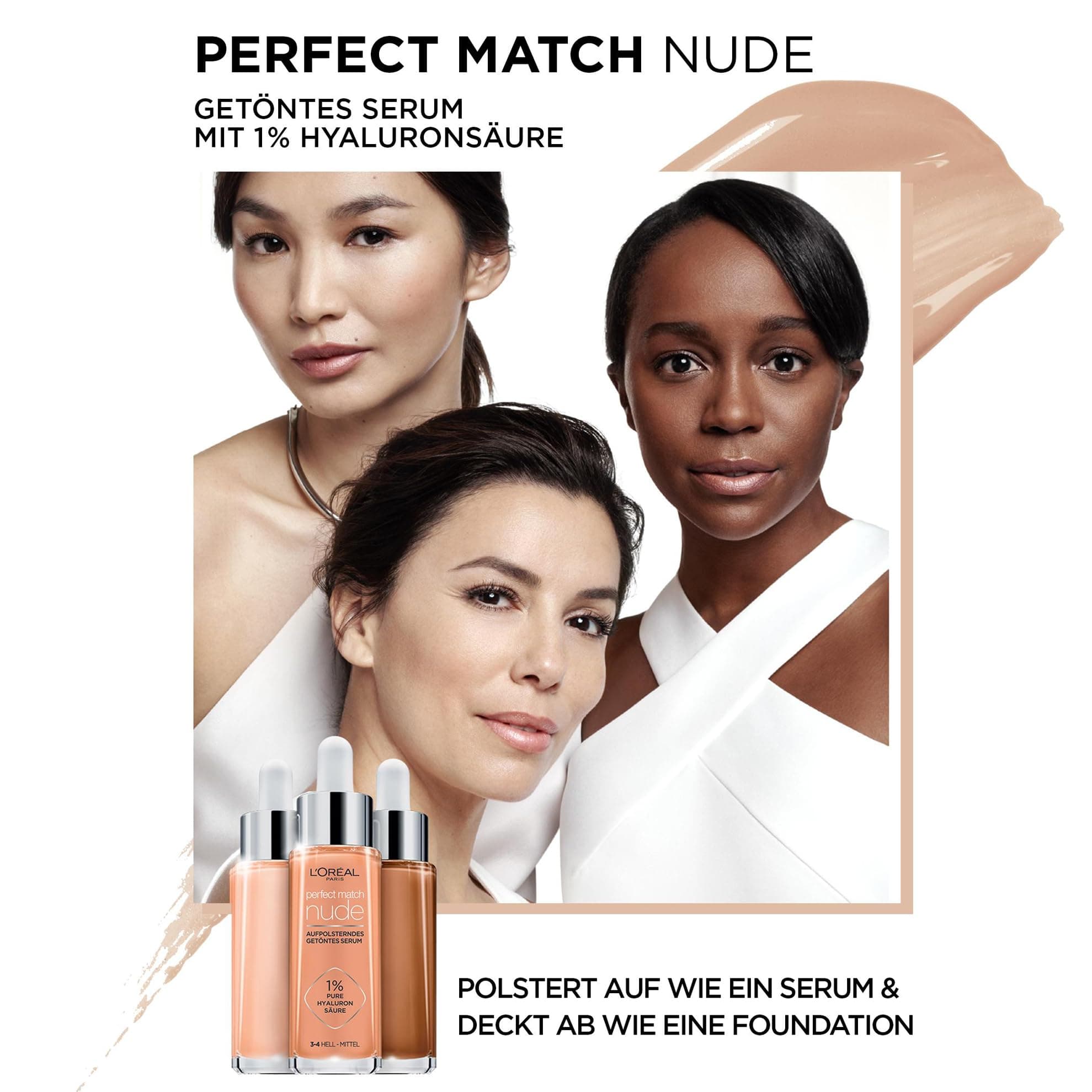 L'Oréal Paris Perfect Match Krāsots Serums, Nr. 6-7 vidējs