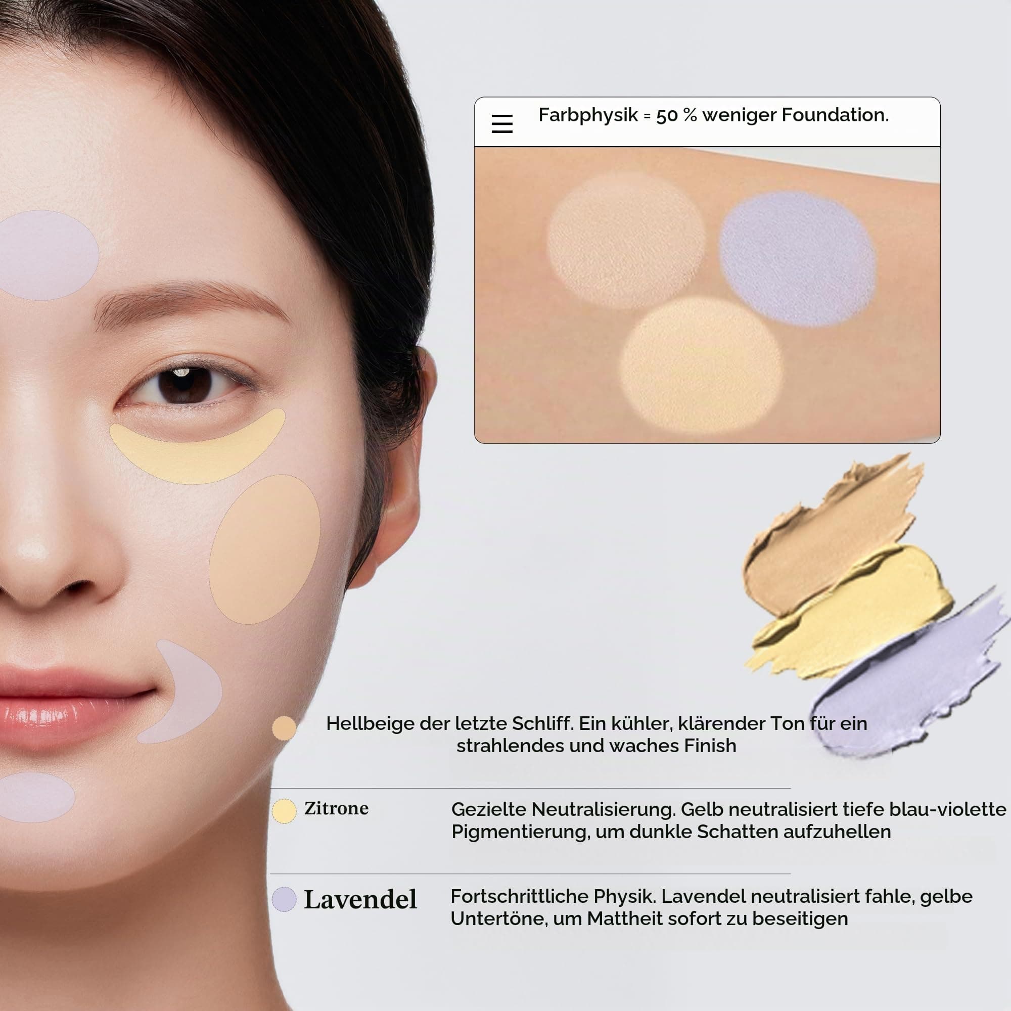 the SAEM Cover Perfection Triple Pot Concealer 04 Tone Up Beige
