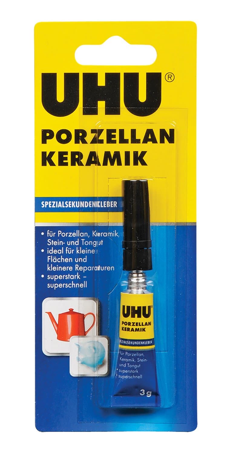 UHU PORZELLAN/KERAMIK Spezialsekundenkleber 3g
