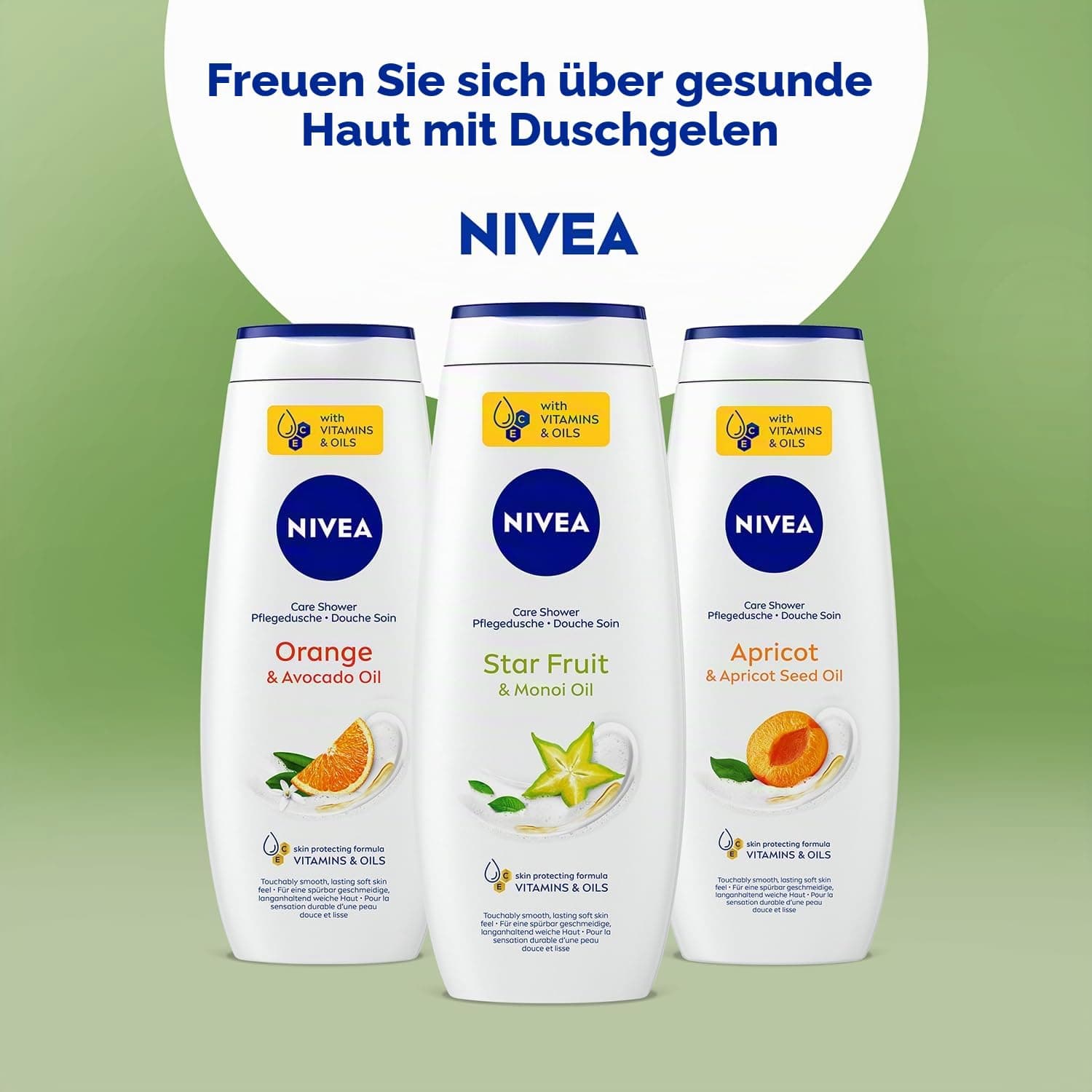 NIVEA Starfruit & Monoi oil dušas želeja 500 ml