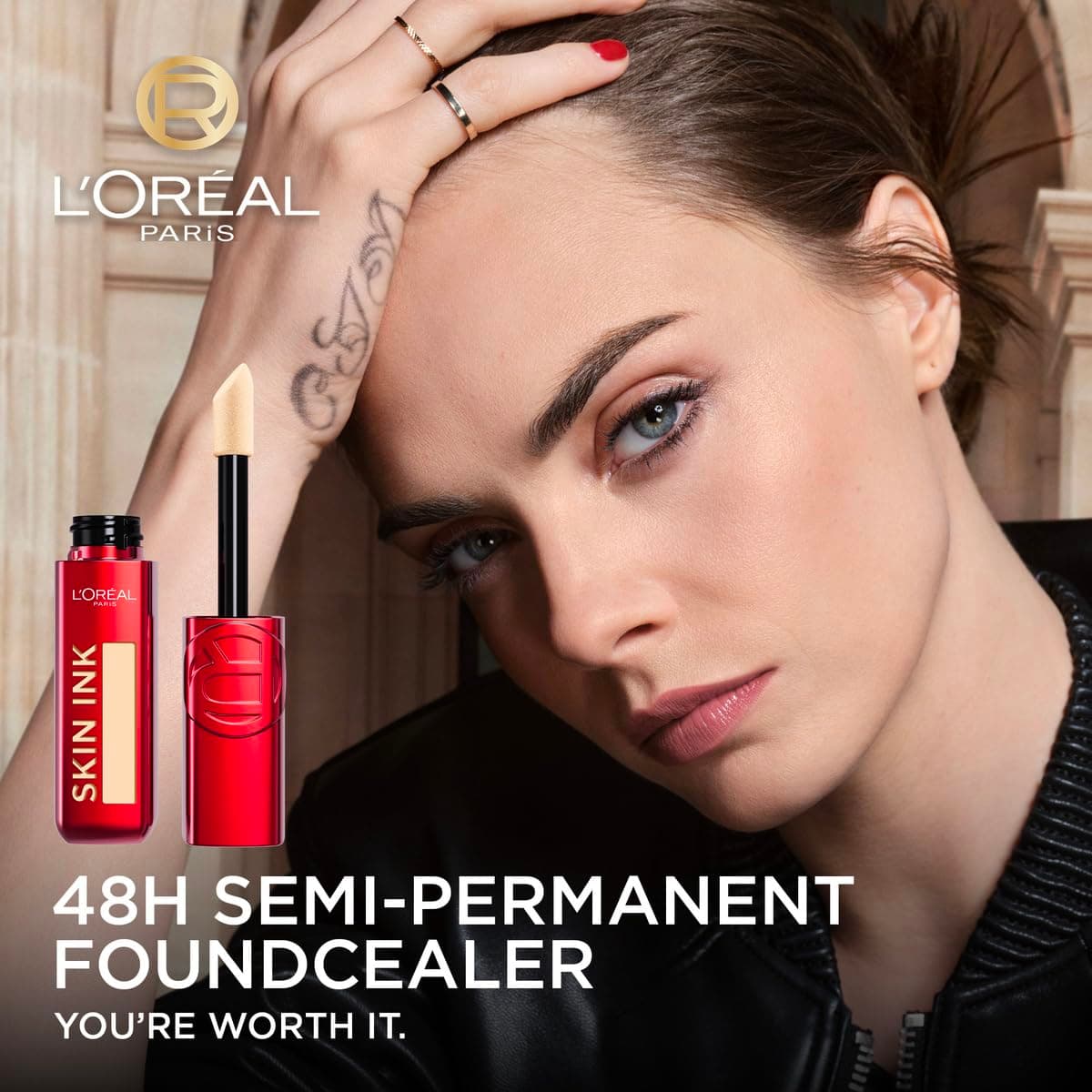 L'Oreal Paris Infaillible Skin Ink Foundcealer, Medium Cool 180
