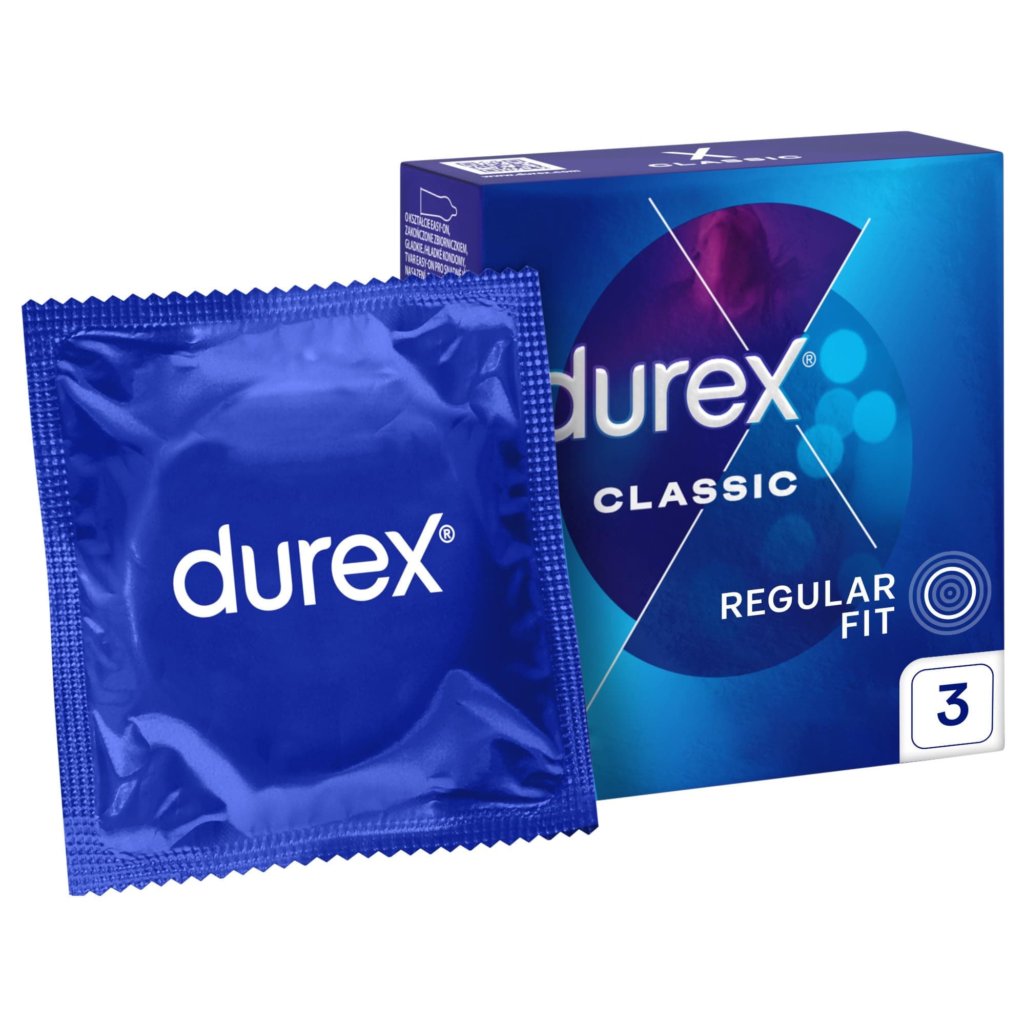 Durex Classic Kondomi (3 gab.)