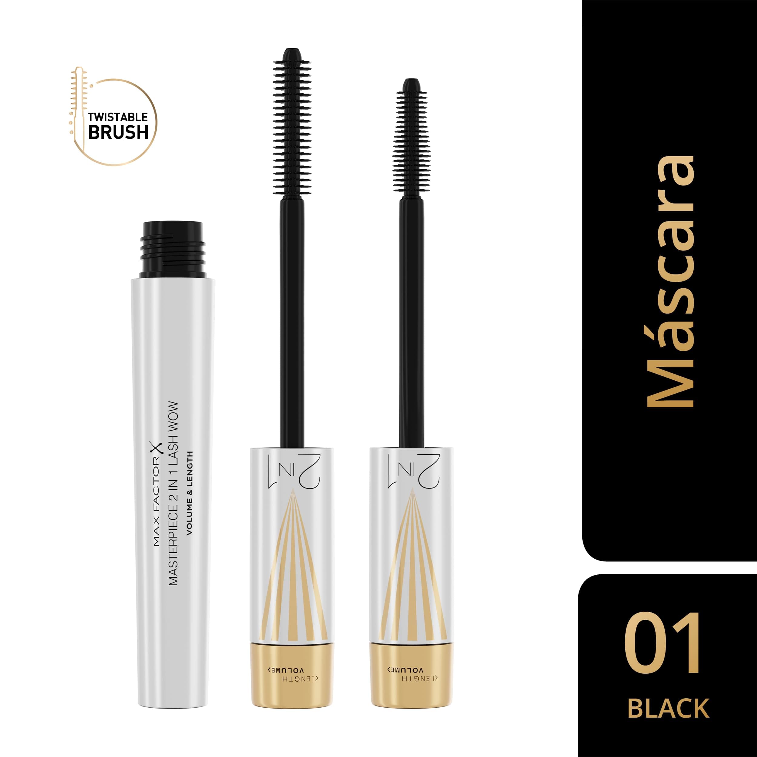Max Factor Masterpiece 2in1 Lash WOW skropstu tuša black