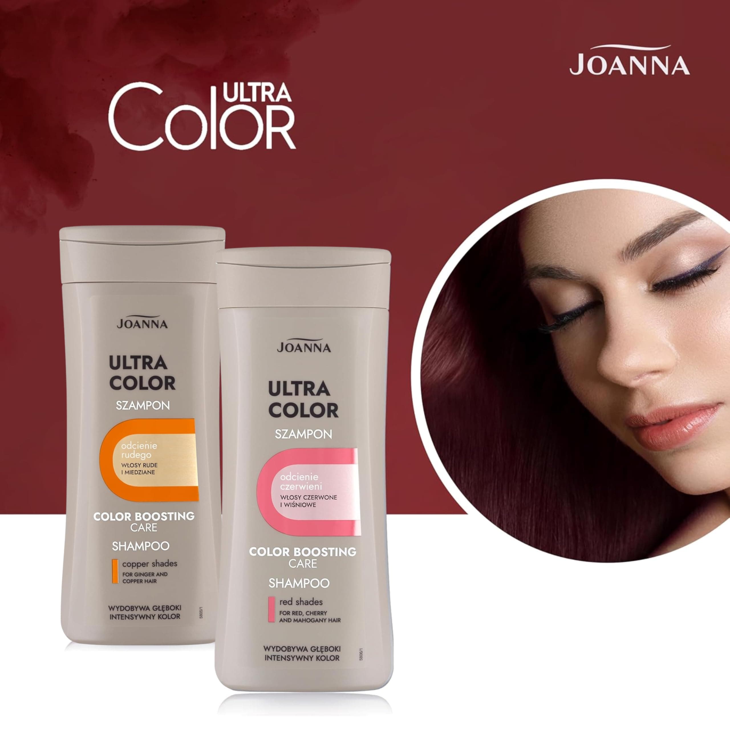 Joanna Haarshampoo - Shampoo für Mahagoni-Farben & Rote Haare 200 ml