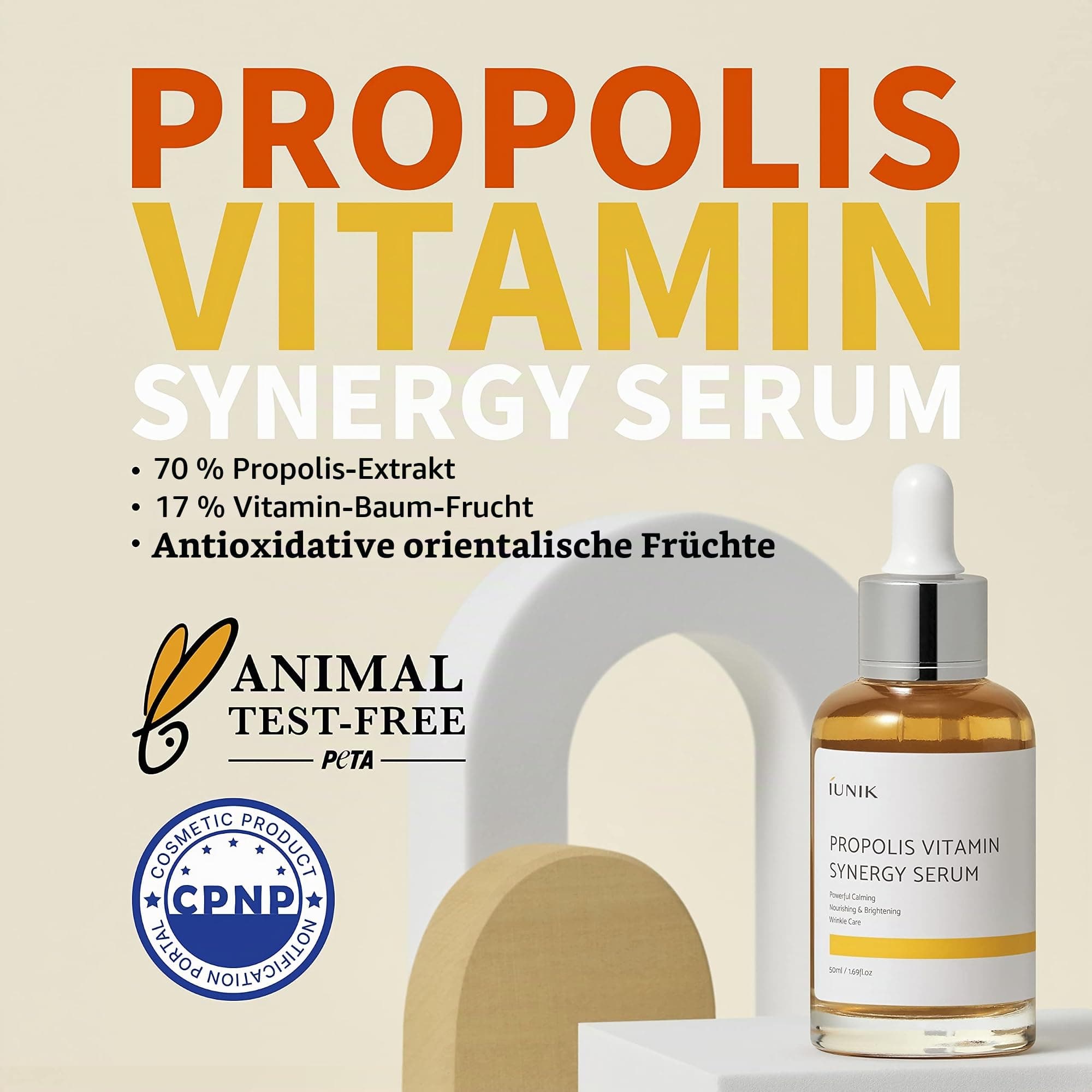 iUNIK Propolis Vitamin Synergy Serum (50 ml)