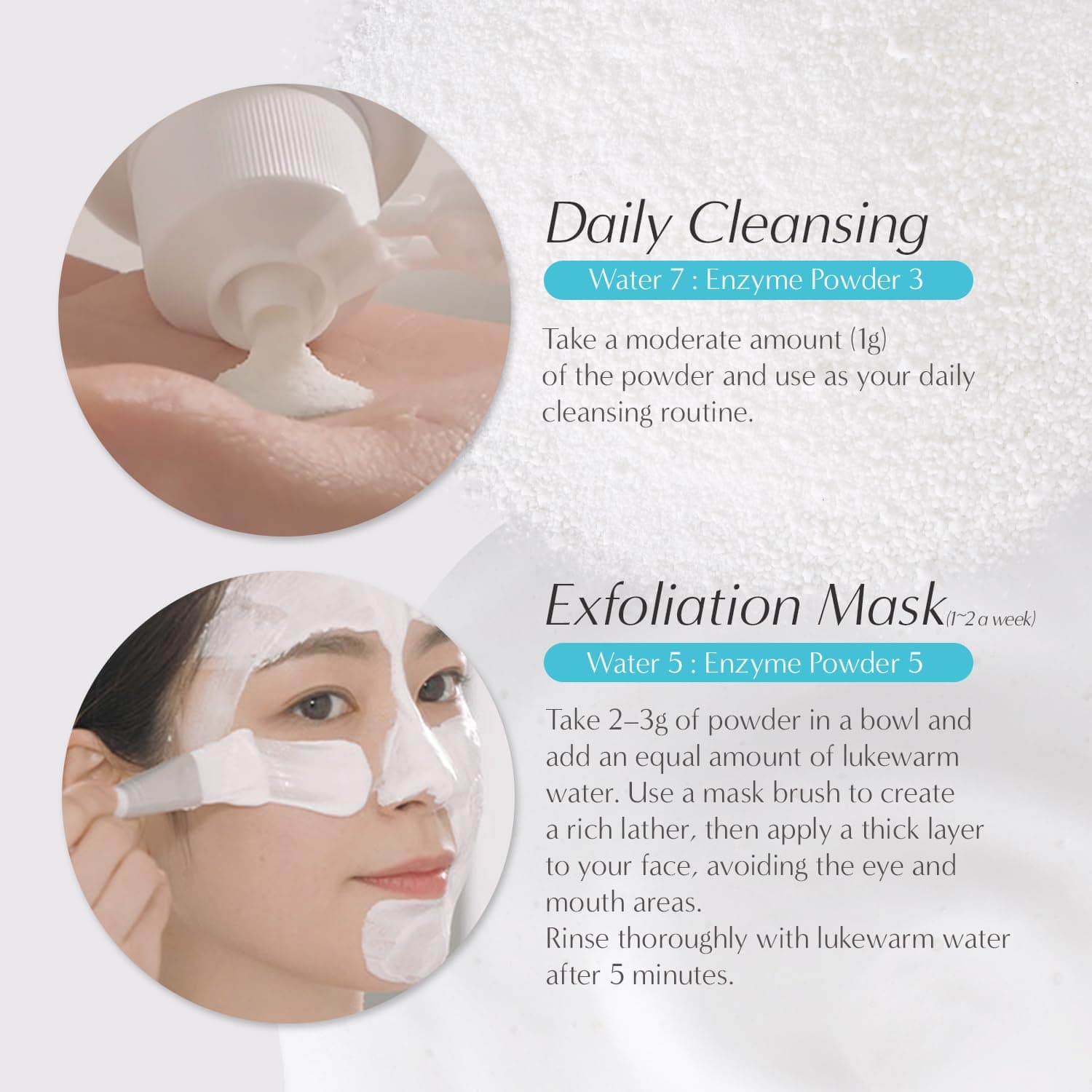 PETITFEE β-Glucan Enzyme Powder Wash