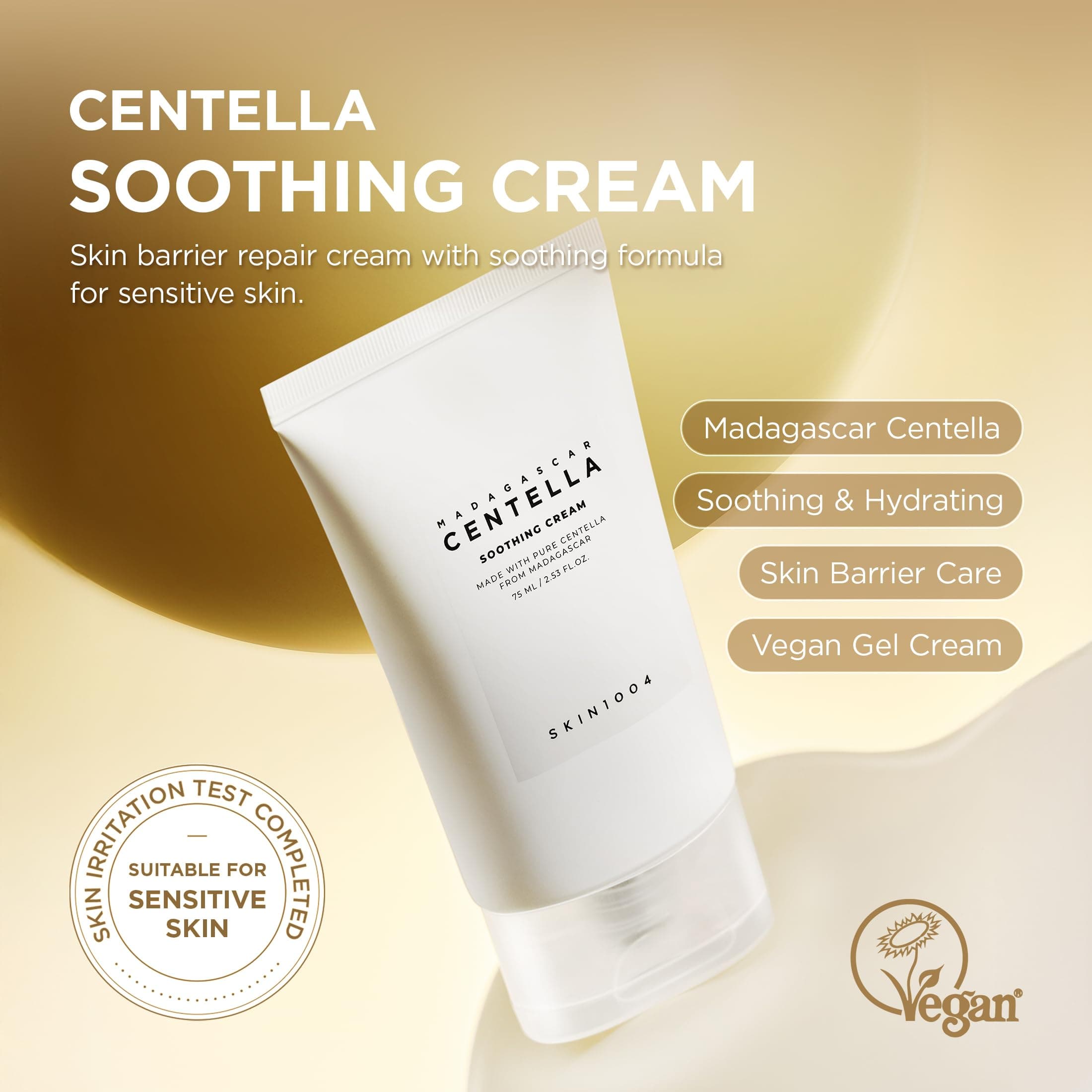 SKIN1004 Madagaskaras Centella Nomierinošais Krēms (75 ml)