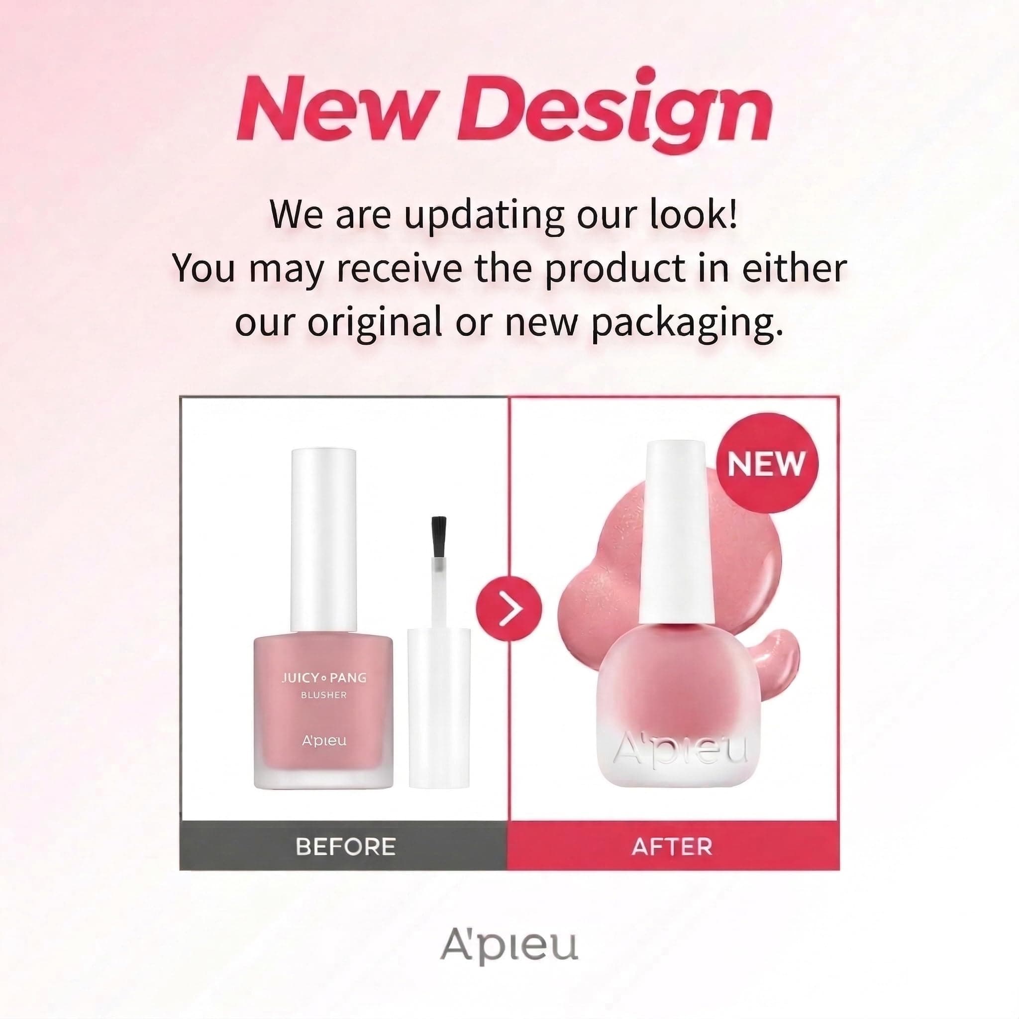 A'PIEU JUICY-PANG WATER BLUSHER - RD01 ĶIRŠU