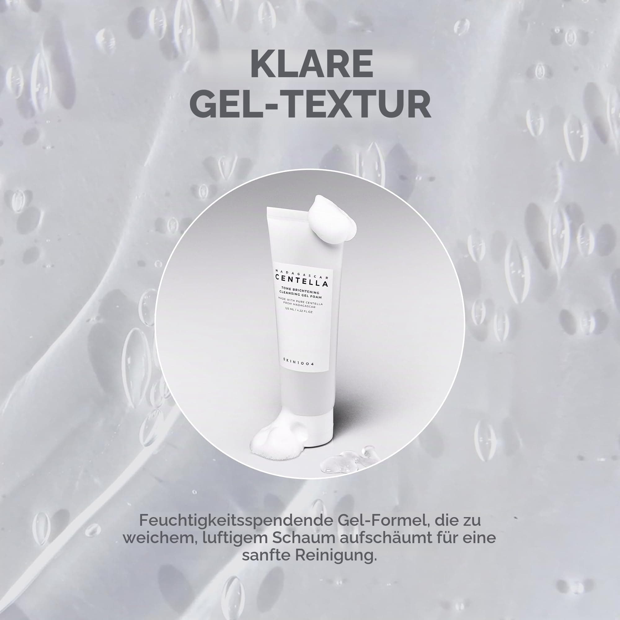 SKIN1004 Madagascar Centella Ton Attīrošas Želejas Putas 125ml