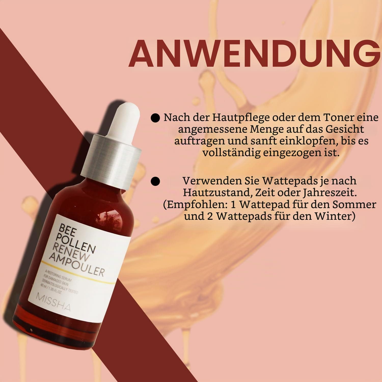 Missha Bienenpollen Erneuernde Ampulle, 40 ml