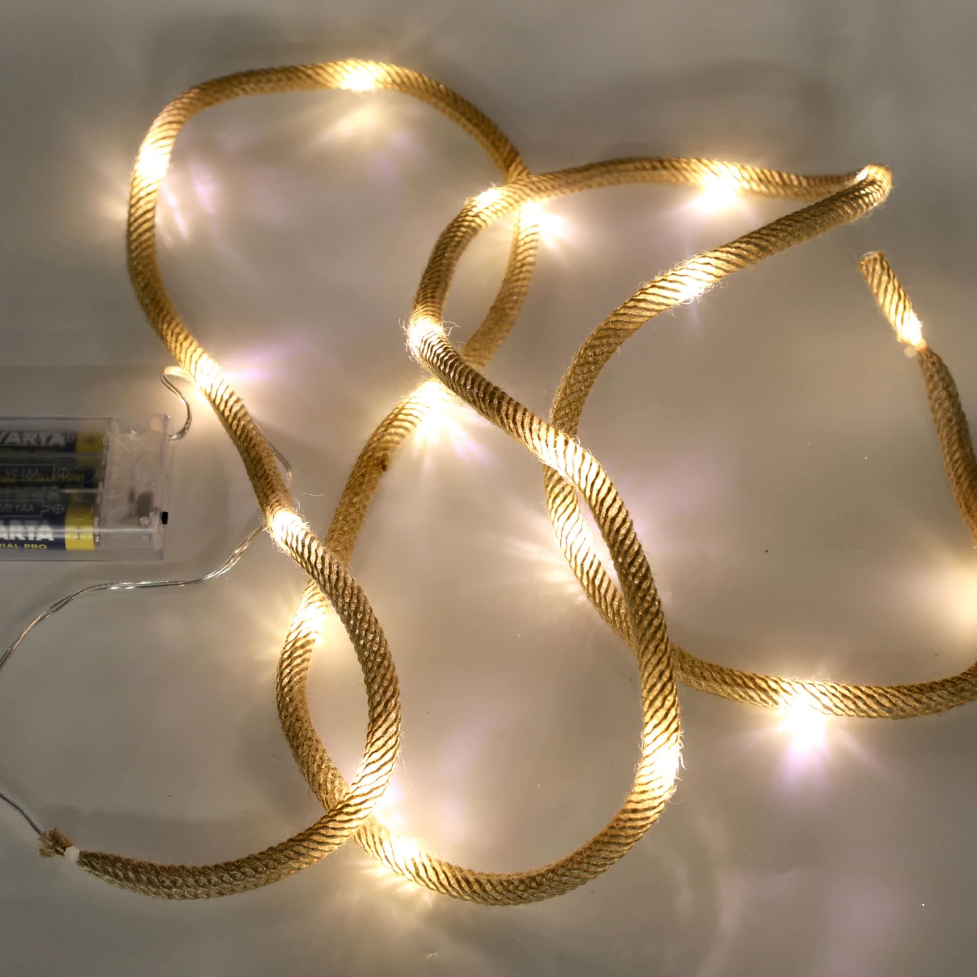Cepewa Lichterkette Seil 20 LED