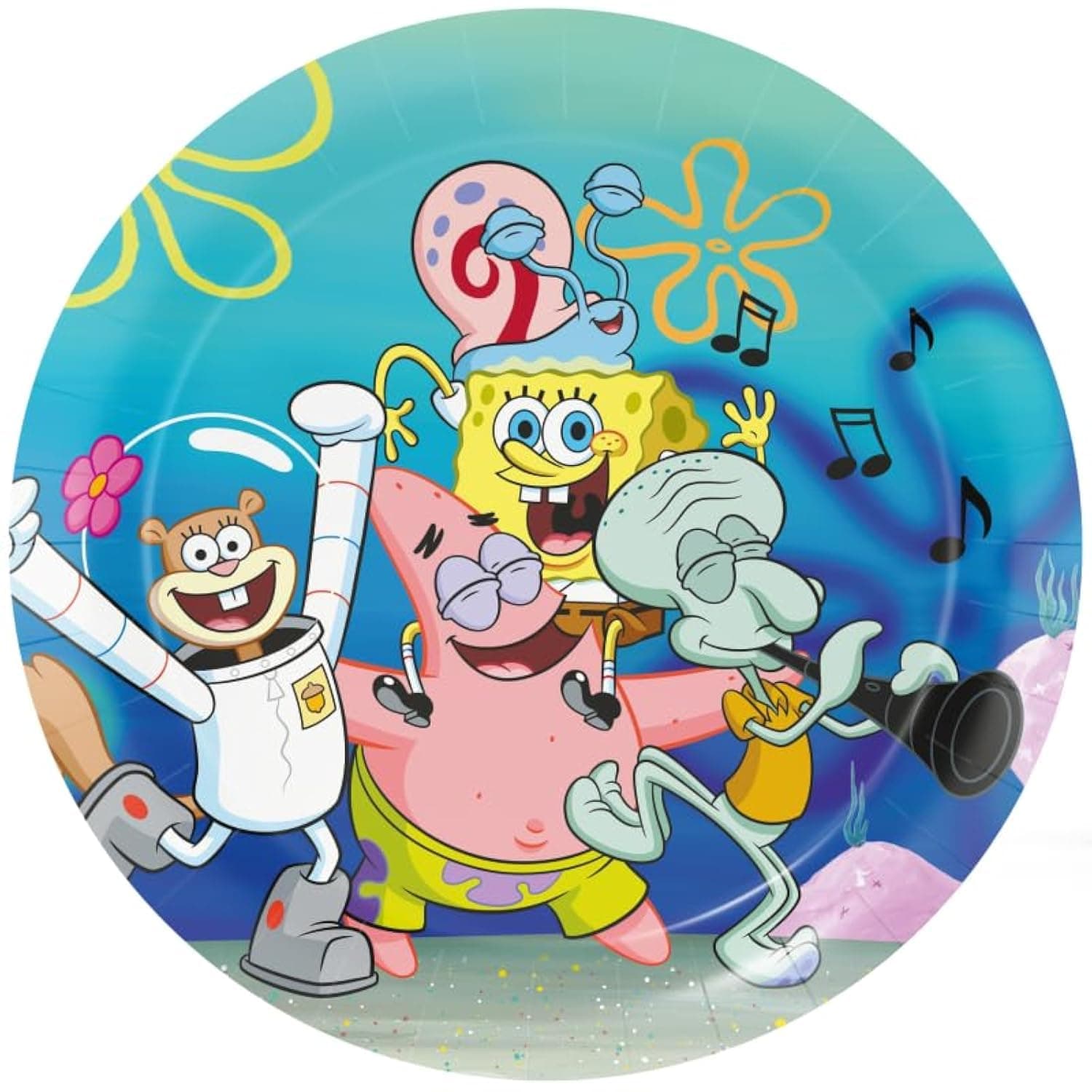 BeenSmile Spongebob Squarepants Šķīvji 23 cm (8 gab.)