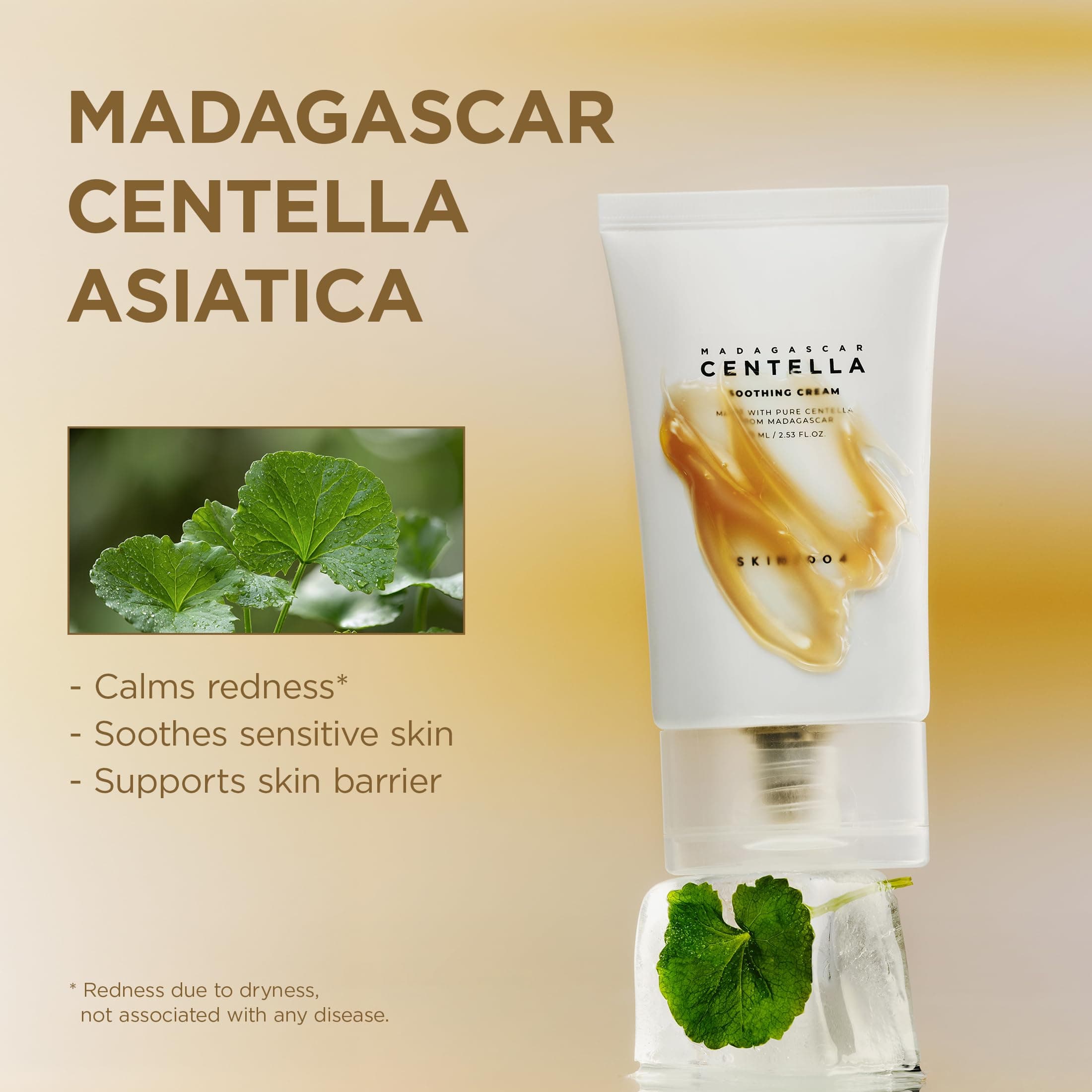 SKIN1004 Madagaskaras Centella Nomierinošais Krēms (75 ml)