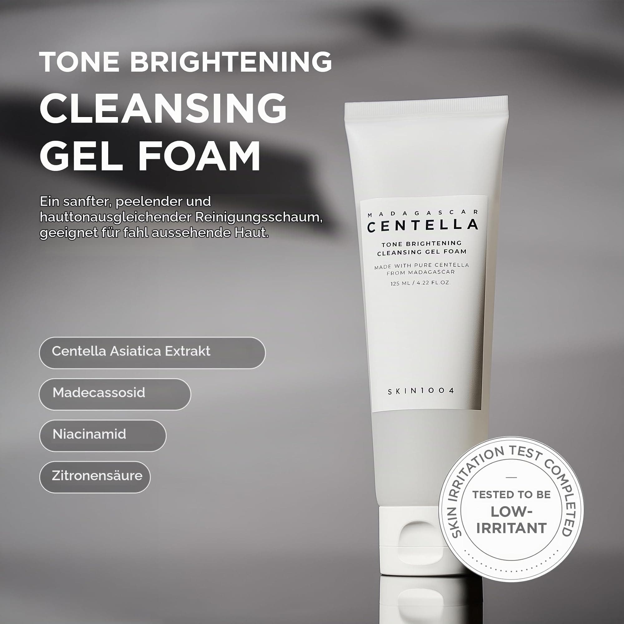 SKIN1004 Madagascar Centella Ton Attīrošas Želejas Putas 125ml