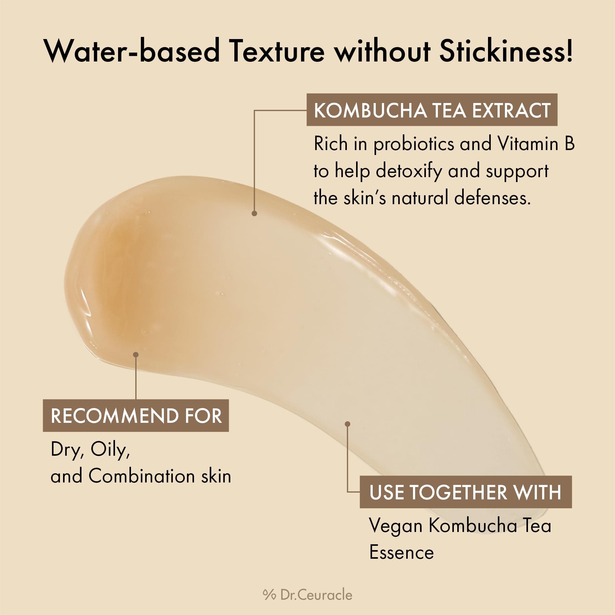 Dr.Ceuracle Vegan Kombucha Tea Gel Creme