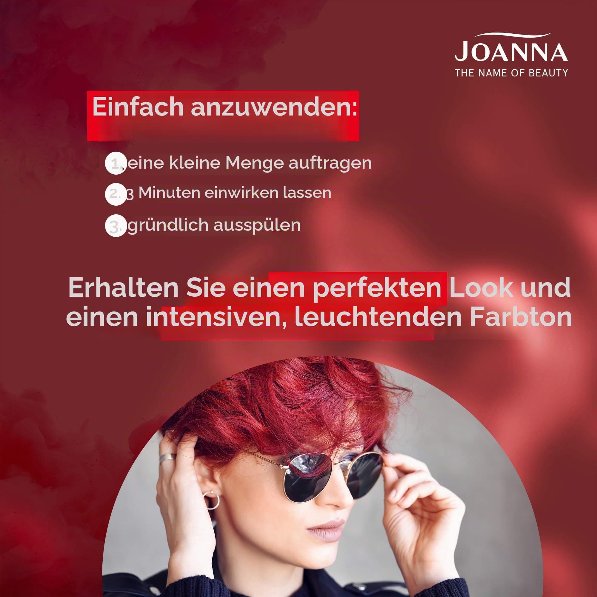 Joanna Professional Ultra Color balzams sarkanajiem matiem