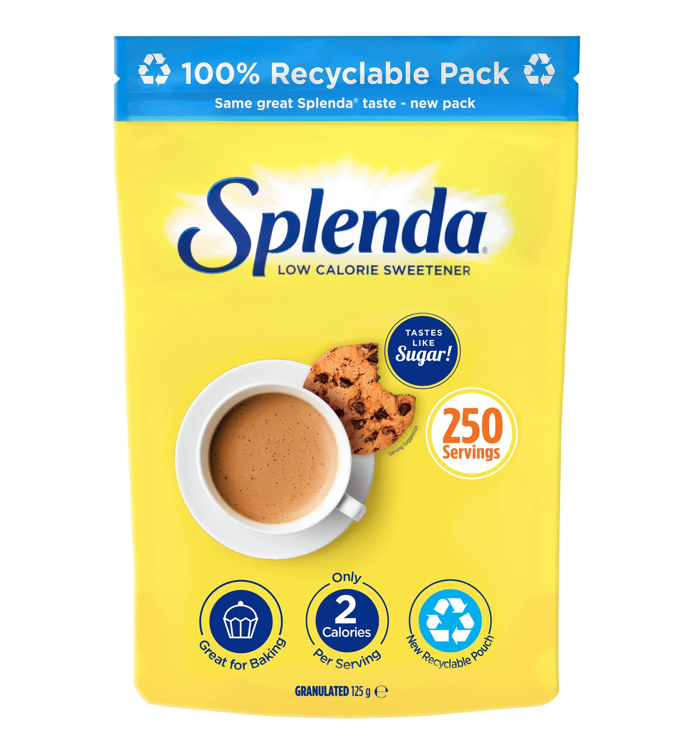 SPLENDA Granulēts cukura aizstājējs, 125 g