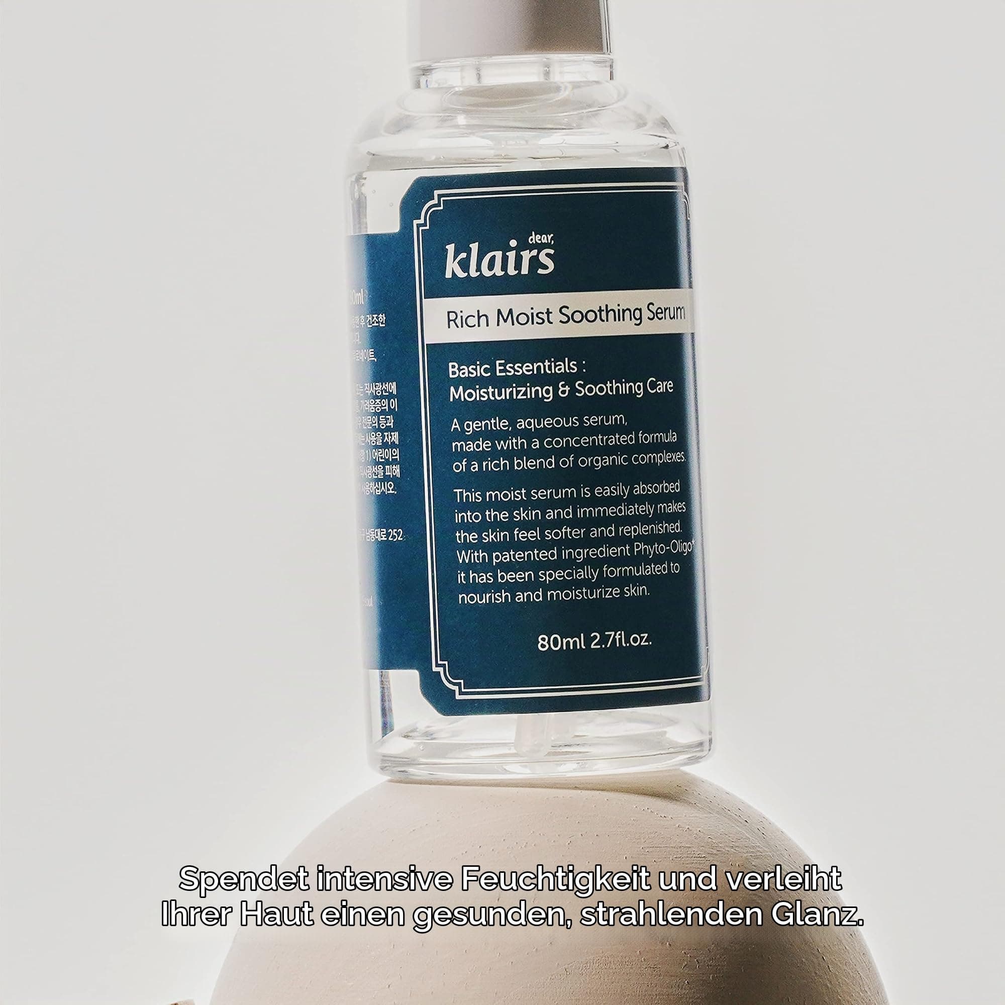 DearKlairs Mitrinošs un Nomierinošs Sejas Serums