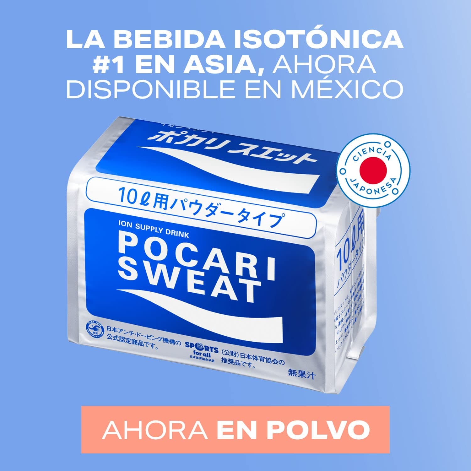 Pocari Sweat Pulveris 10 litriem