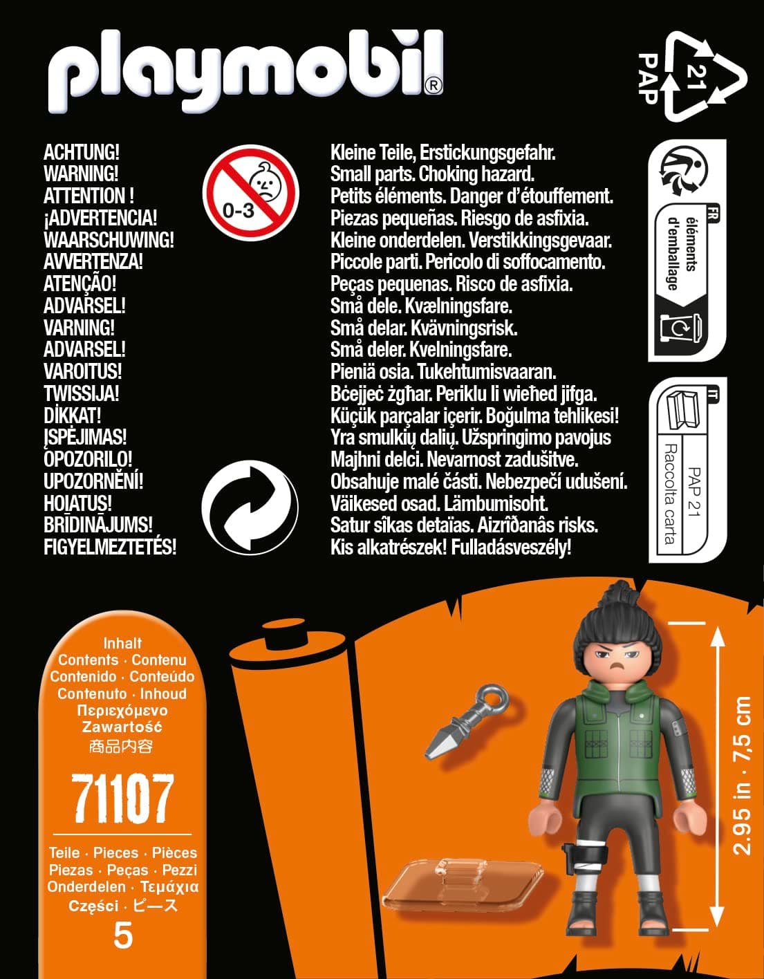 PLAYMOBIL Naruto 71107 Shikamaru
