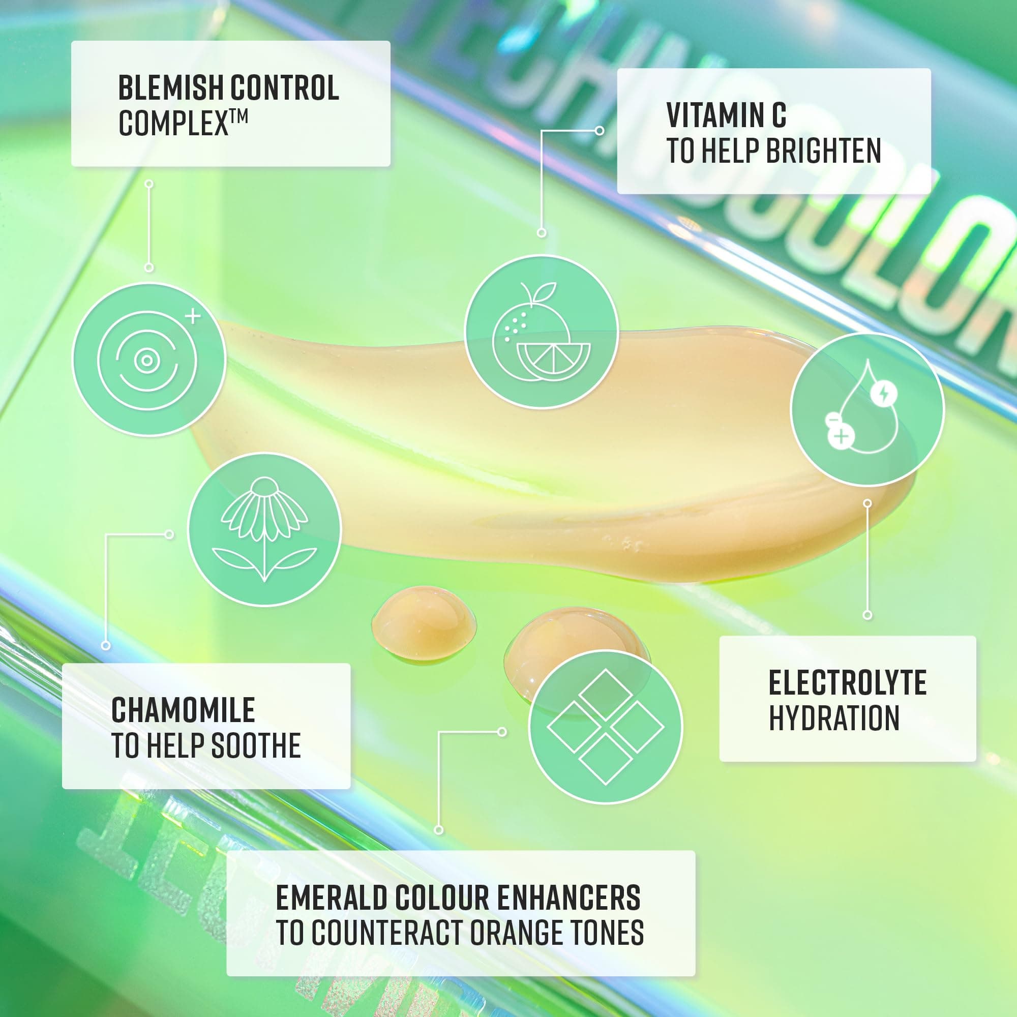 Bondi Sands Technocolor Emerald paštonējošais sejas serums, 50 ml