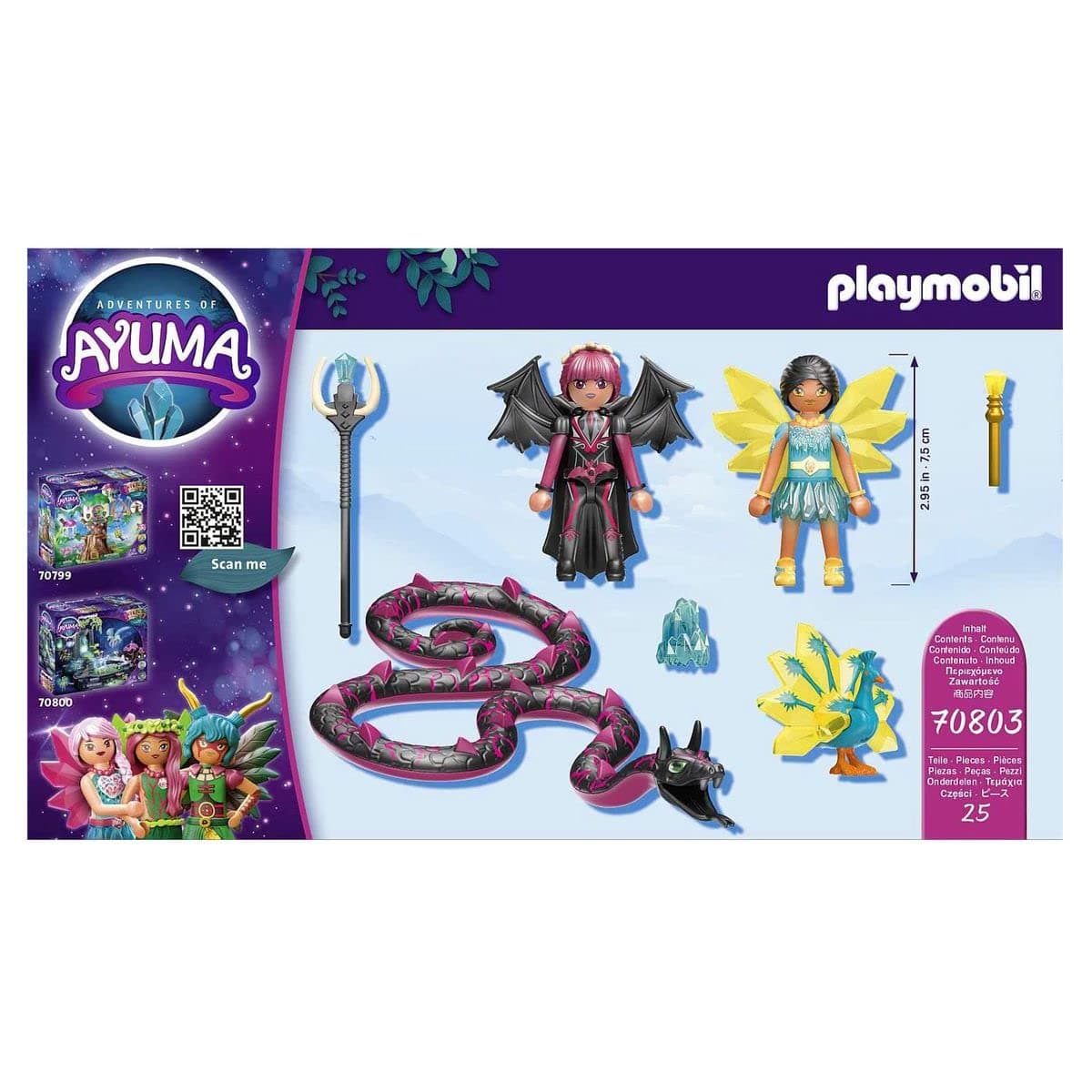 PLAYMOBIL Adventures of Ayuma 70803 Crystal Fairy und Bat Fairy