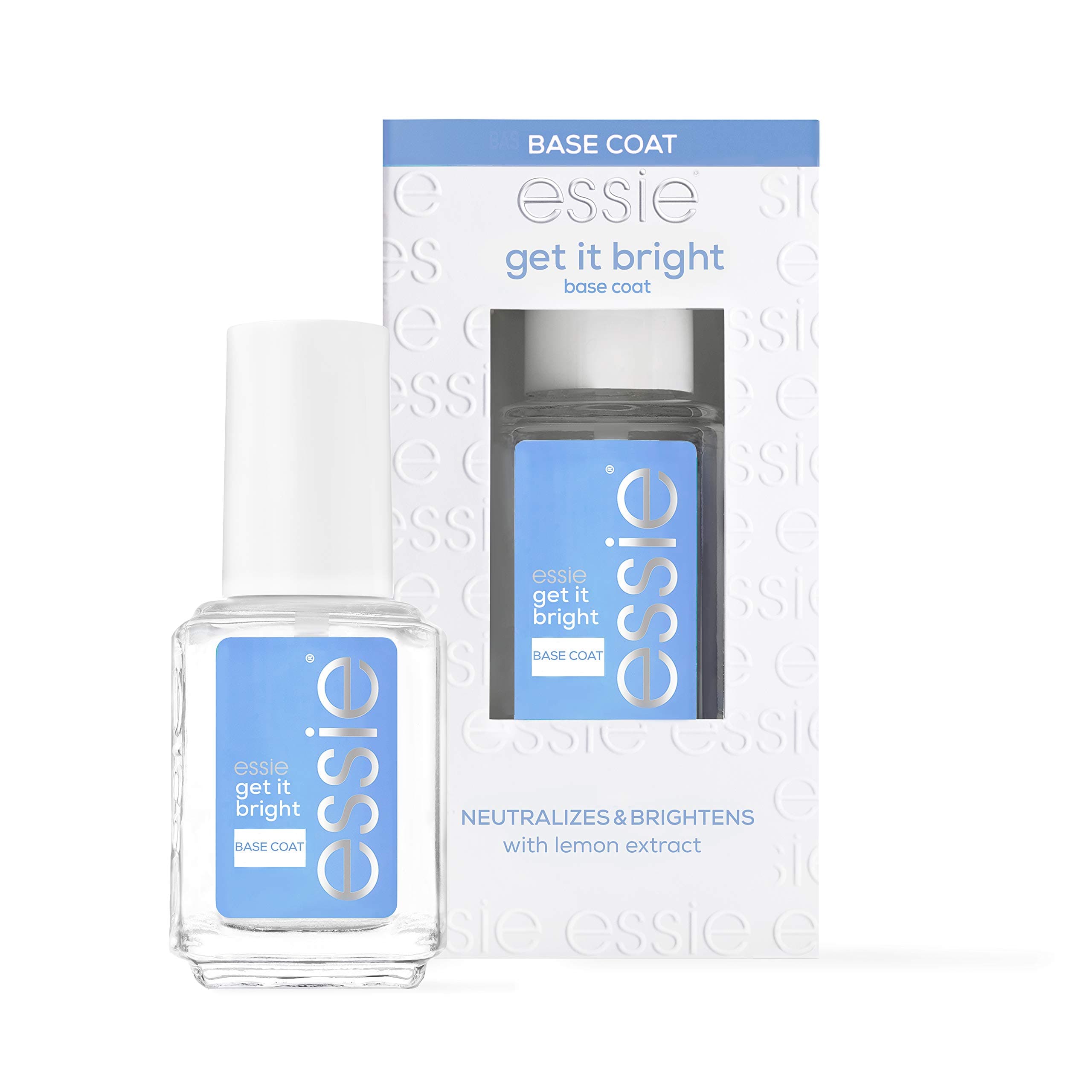 essie Base Coat get it bright nagu bāze