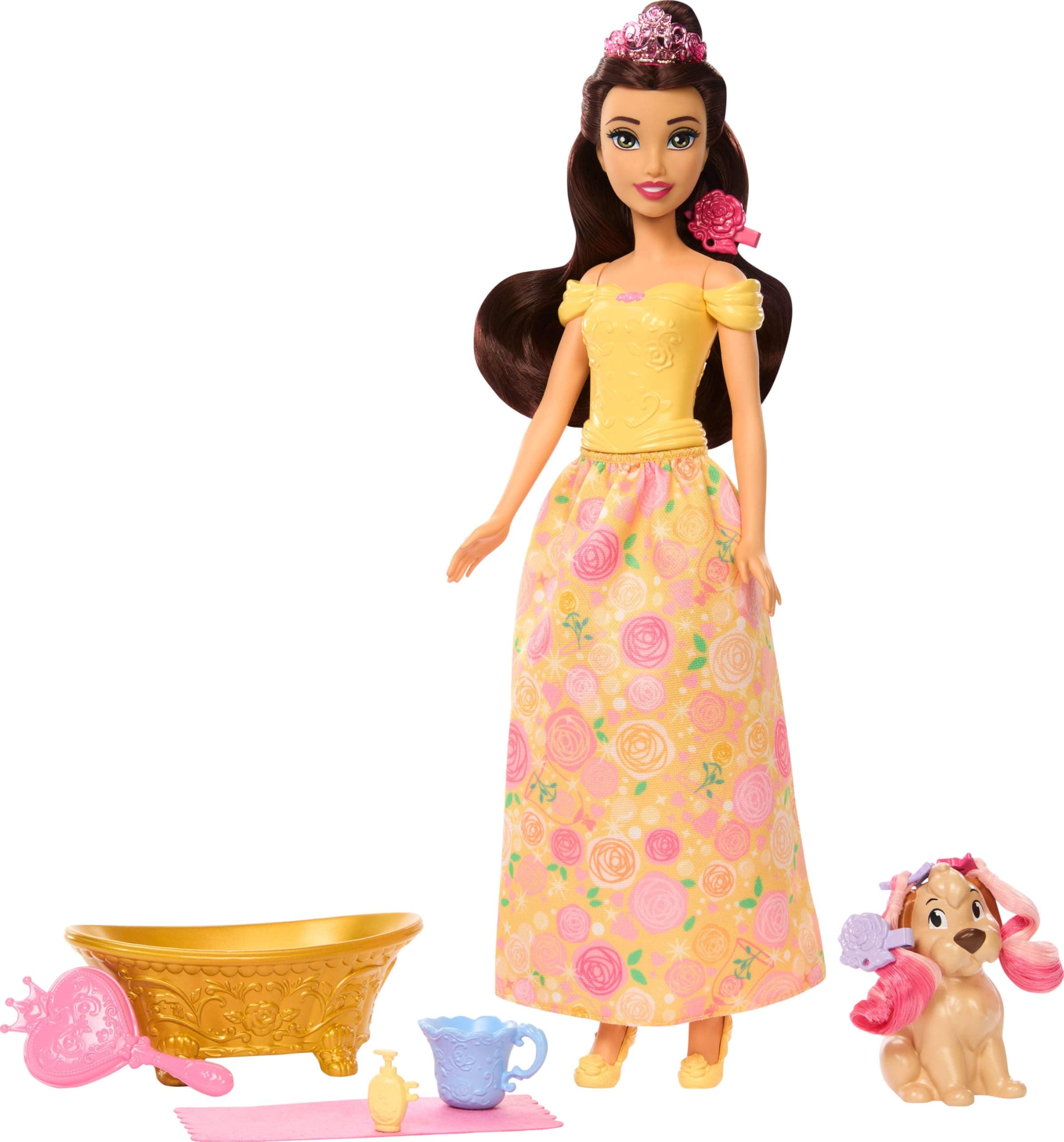 Mattel Disney Princess Belle Modes lelle ar sunīti