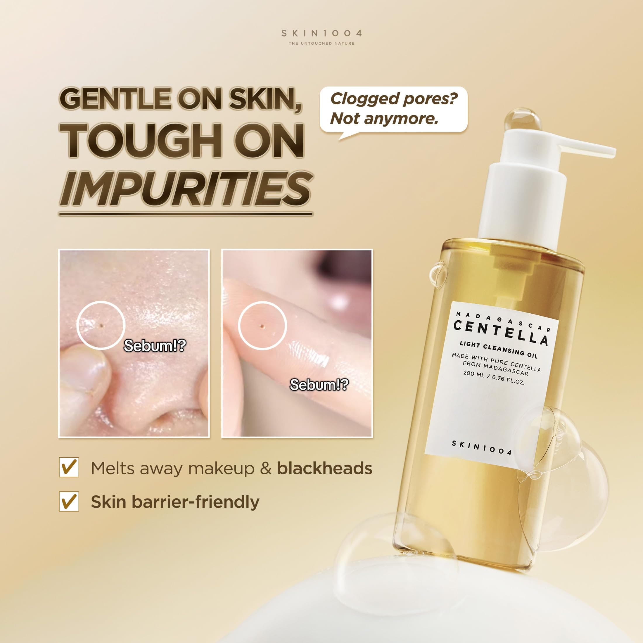 SKIN1004 Centella viegla attīrošā eļļa 200ml
