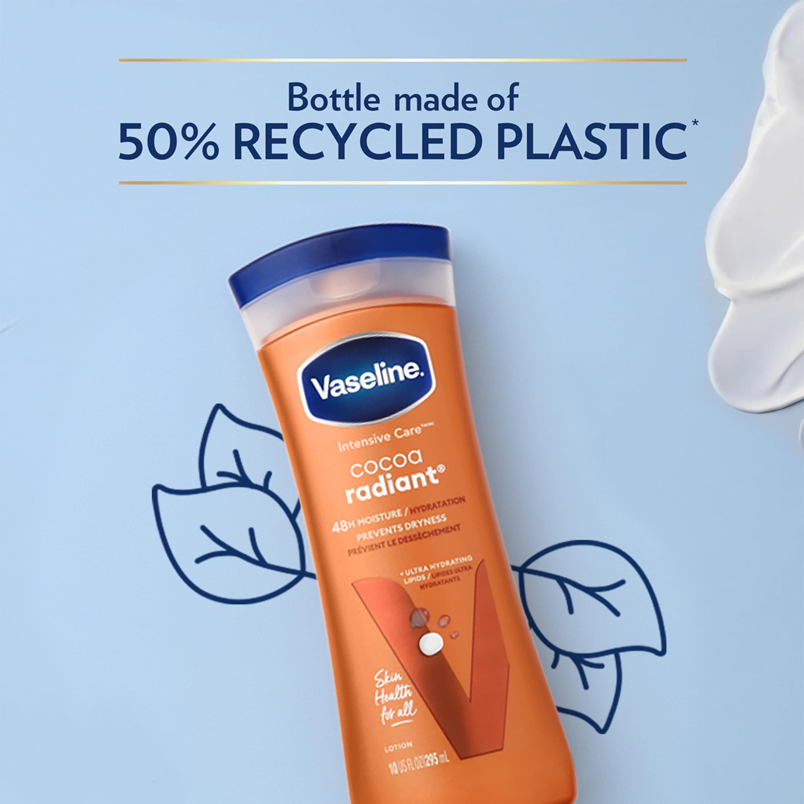Vaseline Cocoa Radiant ķermeņa losjons 400 ml