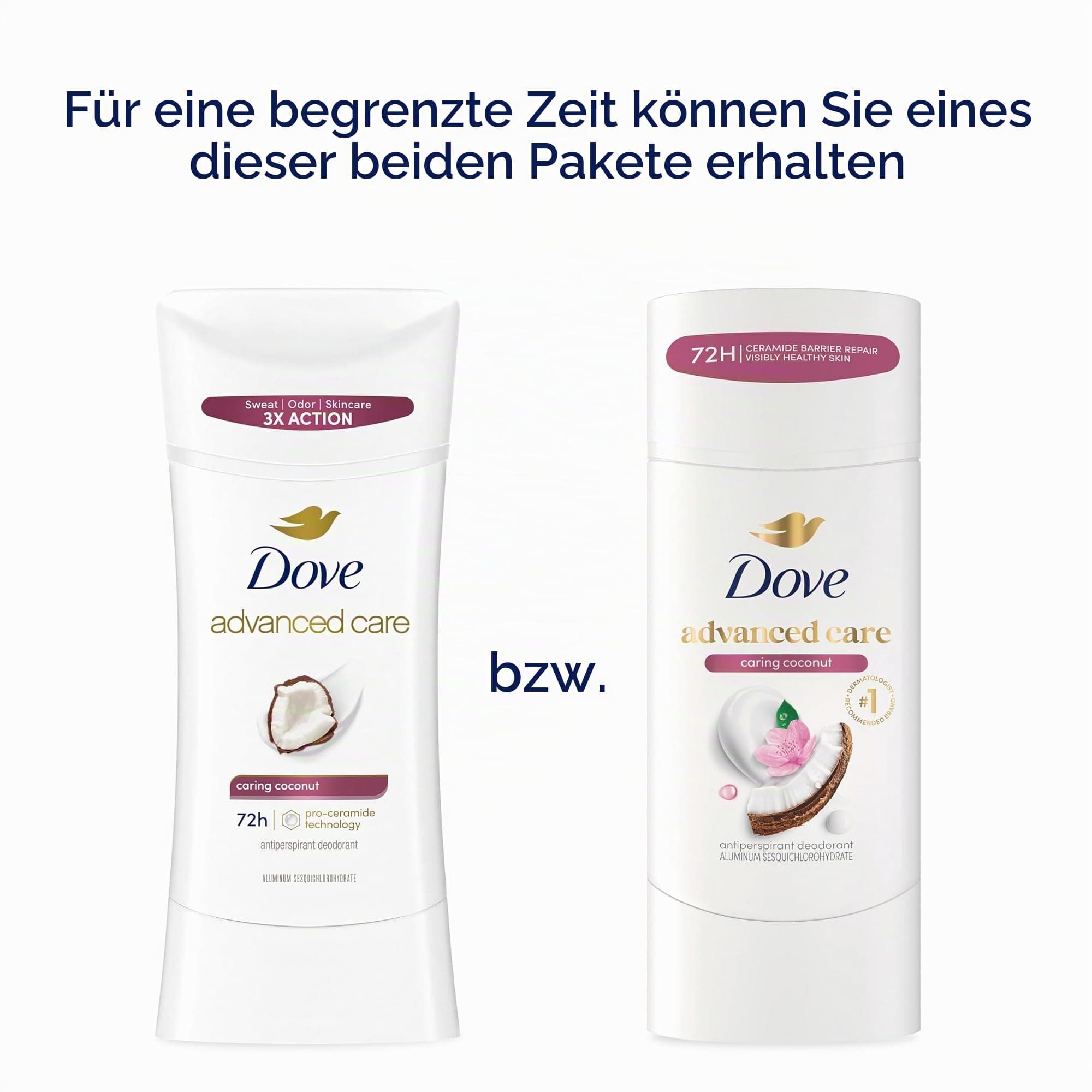 Dove Adv Care Coconut Anti-Perspirant Stick (76 ml)