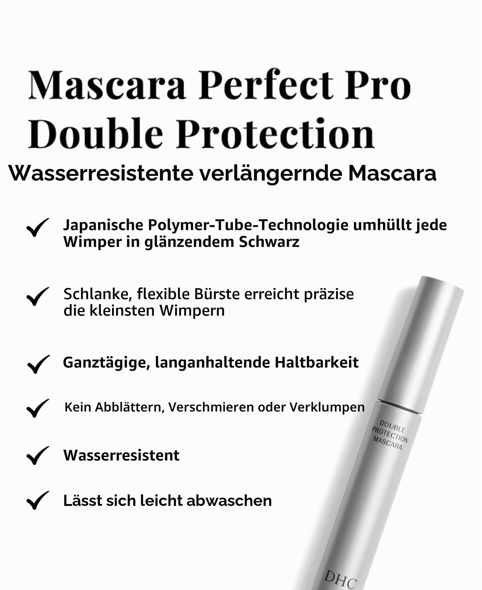 DHC Mascara Perfect Pro Double Protection (Black)
