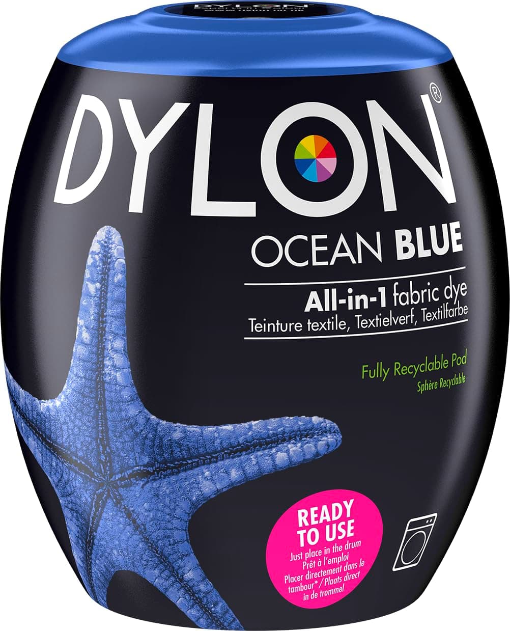 Dylon Dye Pod veļas krāsa, okeāna zila